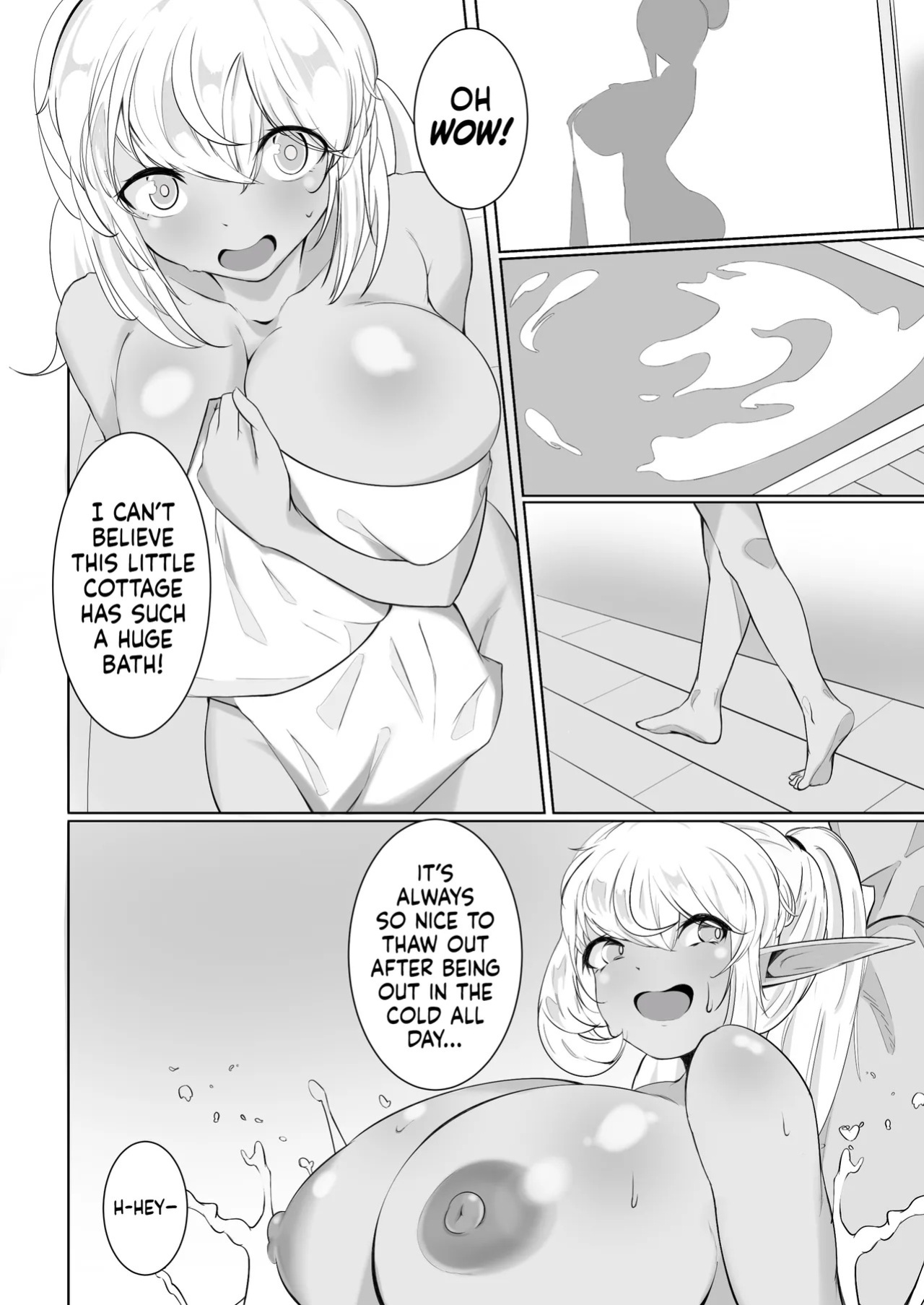 [Suna no Shiro (4pril)] Shirogane no Nettaiya ー A Sultry Night under Silver Snow (Last Origin) [English] [head empty] [Digital]
