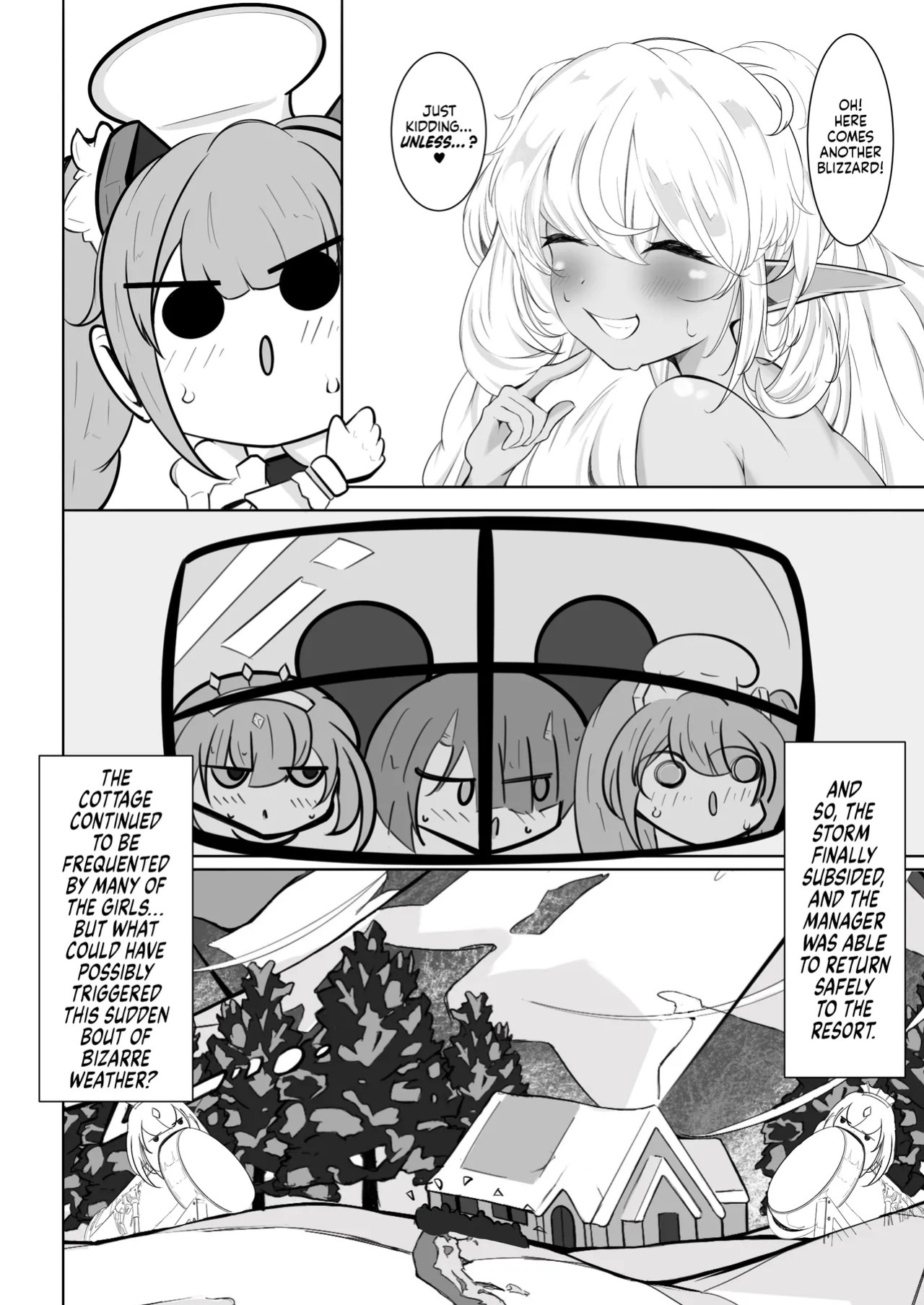 [Suna no Shiro (4pril)] Shirogane no Nettaiya ー A Sultry Night under Silver Snow (Last Origin) [English] [head empty] [Digital]