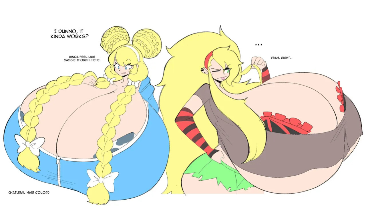 Val and belle by theycallhimcake