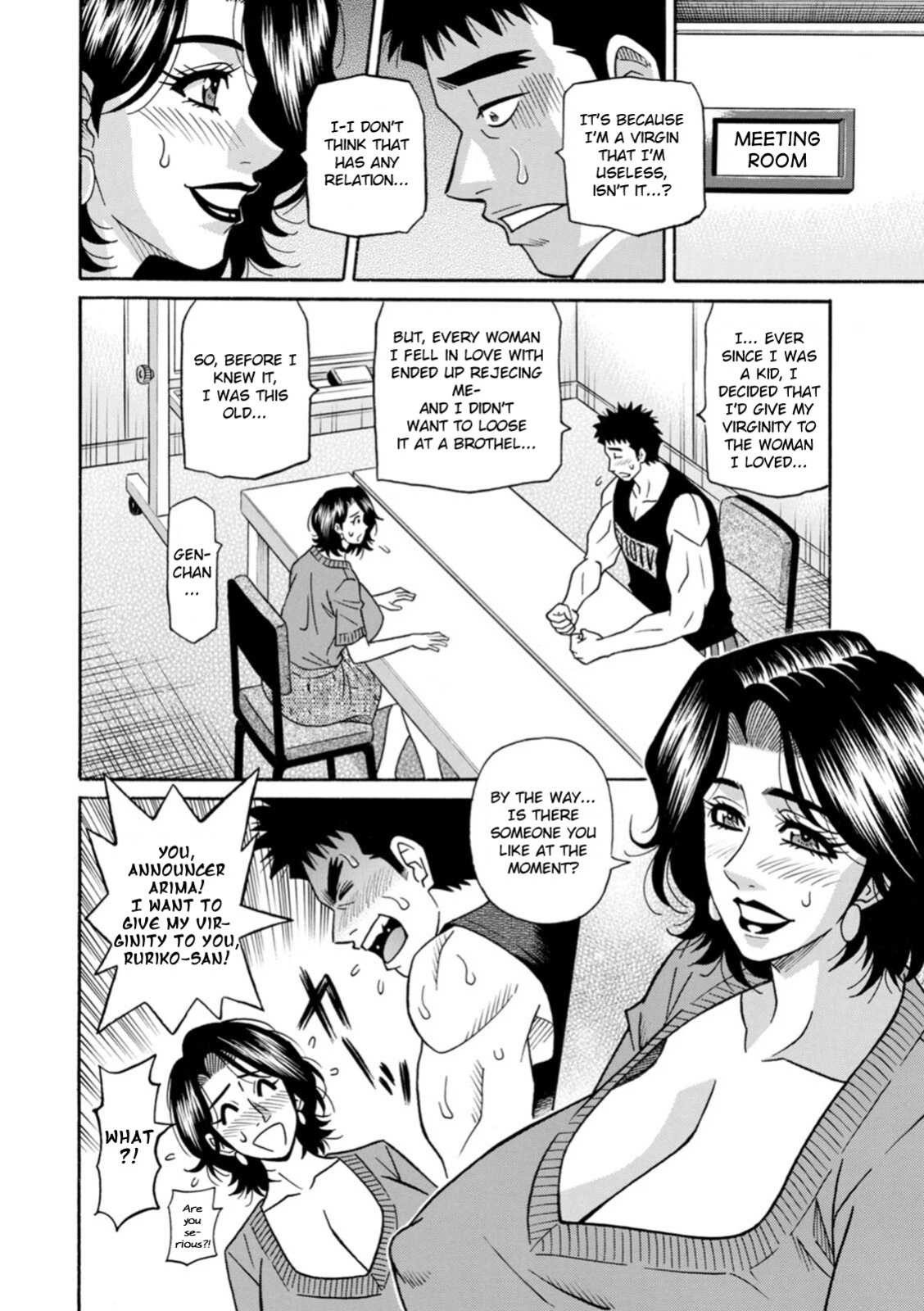 [Ozaki Akira] Miboujin Ana Ruriko no Hinichijuu - The Extraordinary Life of Widow Announcer Ruriko Ch. 1-5 [English]