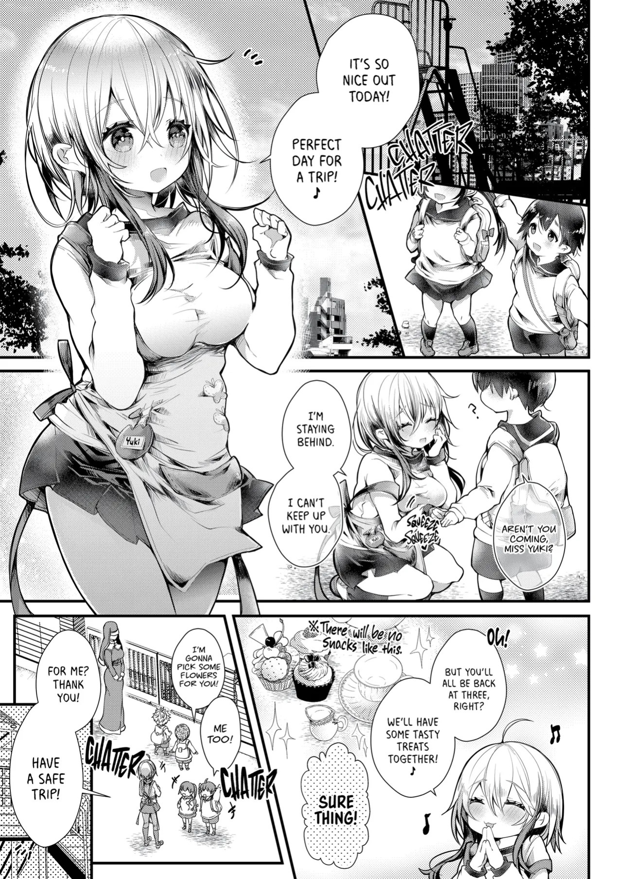 [blue killer (Doku Denpa)] Yuki-chan Sensei Amaama REFLE & Pajama Ecchi | She'll Spoil You Rotten [English] [J18] [Decensored] [Digital]
