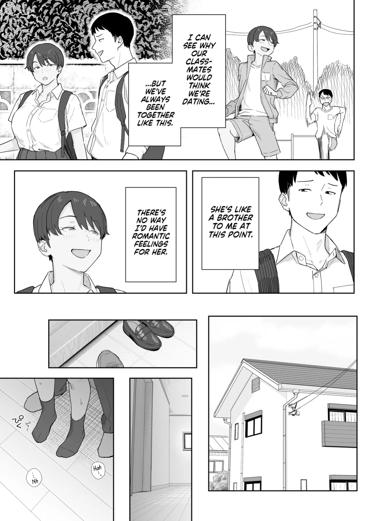 [Natsuzo] Mukashi Kara Otokoppoi Osananajimi mo Chanto Mesu ni Sodachimashita | Even my Tomboy Childhood Friend Grew up Into a Proper Female [English] [NudeSalad]