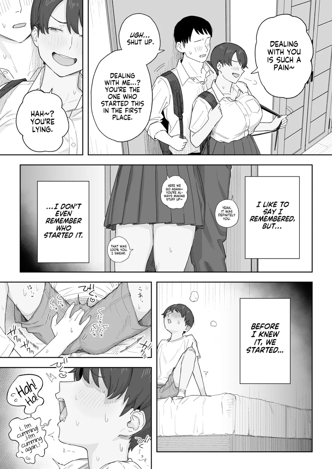 [Natsuzo] Mukashi Kara Otokoppoi Osananajimi mo Chanto Mesu ni Sodachimashita | Even my Tomboy Childhood Friend Grew up Into a Proper Female [English] [NudeSalad]