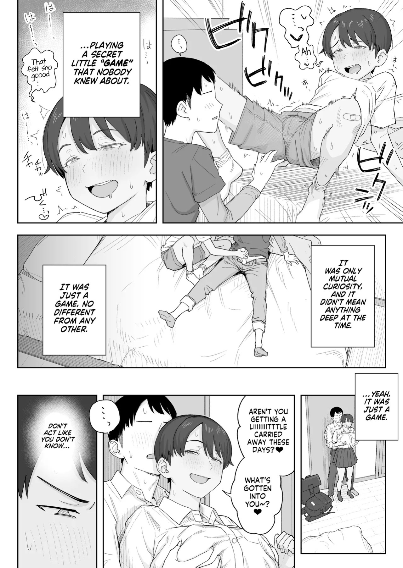 [Natsuzo] Mukashi Kara Otokoppoi Osananajimi mo Chanto Mesu ni Sodachimashita | Even my Tomboy Childhood Friend Grew up Into a Proper Female [English] [NudeSalad]