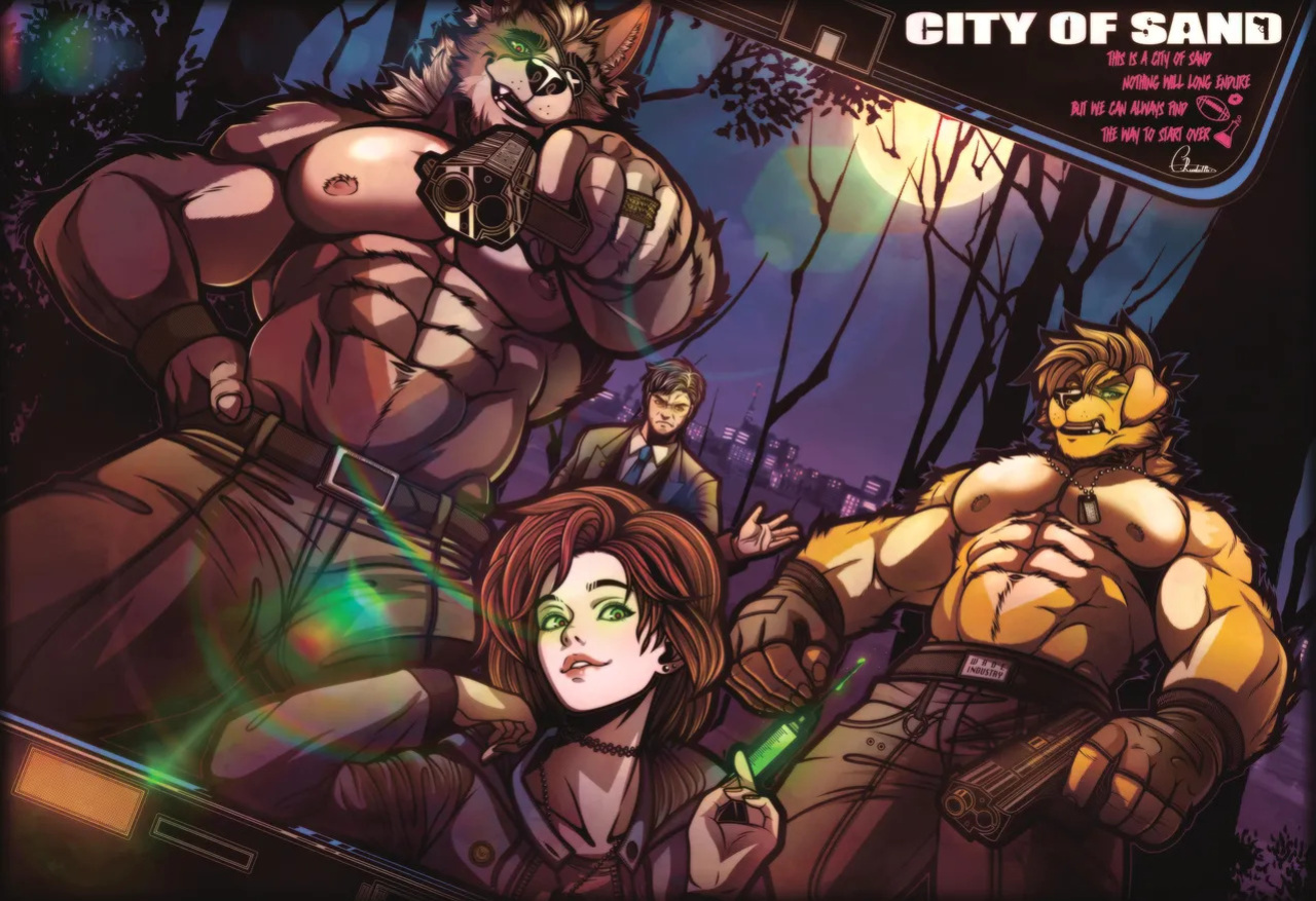 city of sand (comic illustrations)