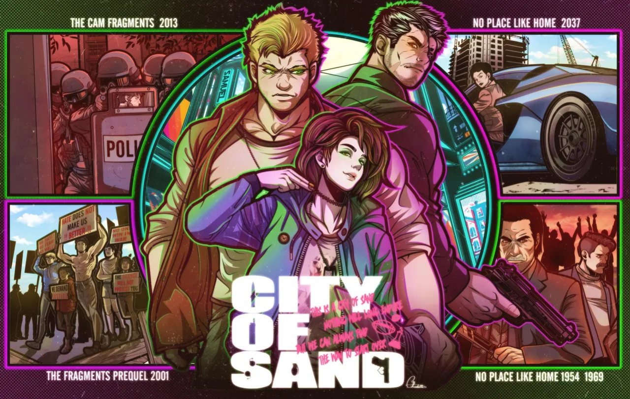 city of sand (comic illustrations)