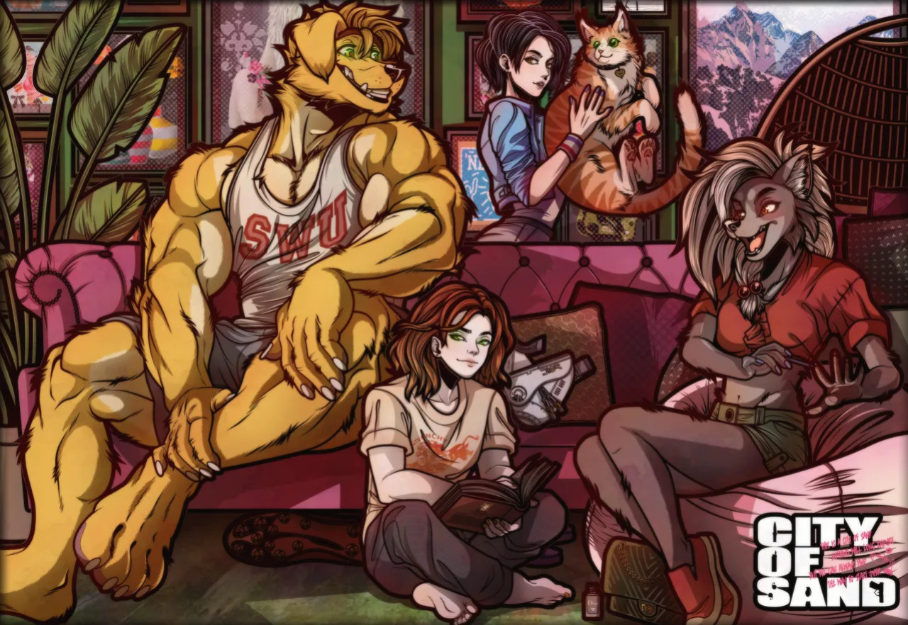 city of sand (comic illustrations)