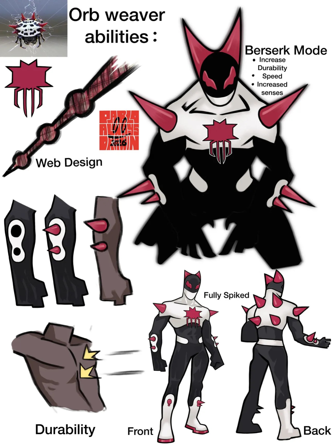 Spidersonas and other art