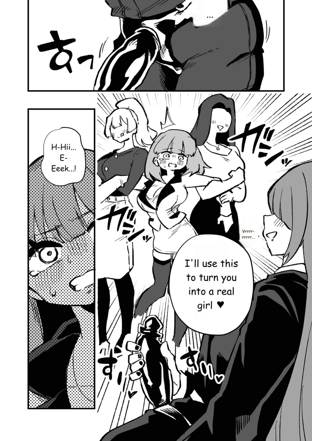 Forced Cross-Dressing in a Women-Only Carriage