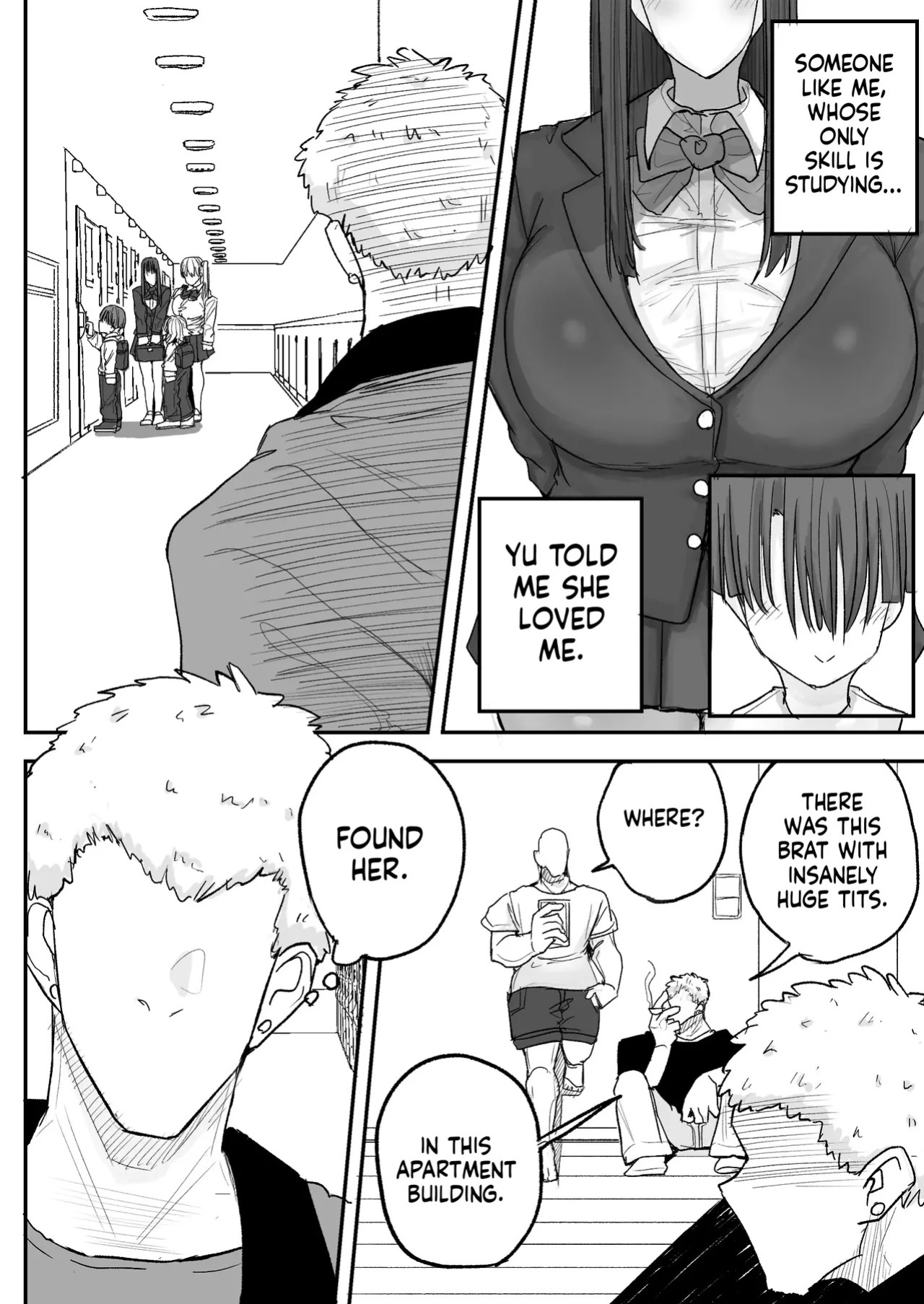[Circle Cherry Boy (Erai)] Boku no kanojo wa ue no kai no tsuyo osu ni bokobokoni sa rete NTR re chaimashita(English)
