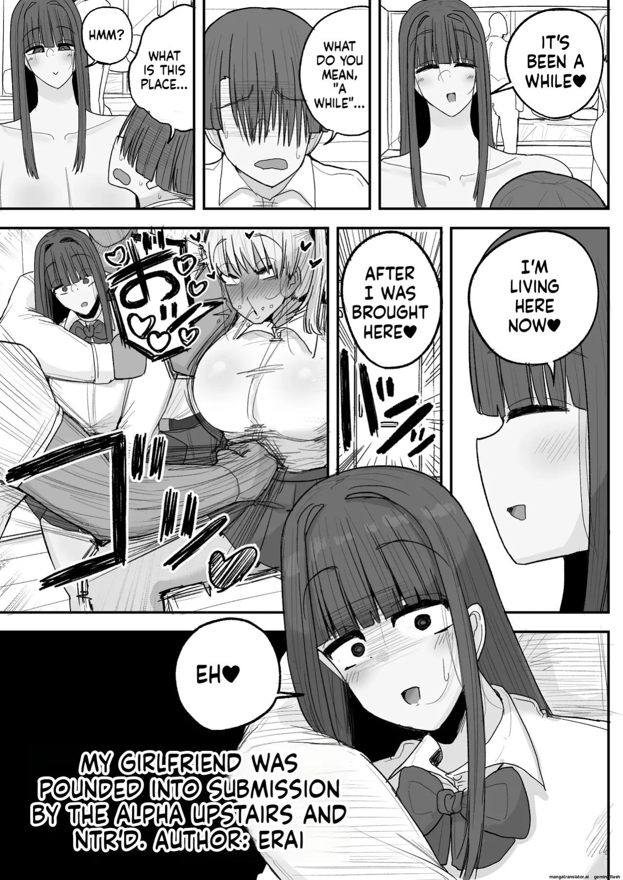 [Circle Cherry Boy (Erai)] Boku no kanojo wa ue no kai no tsuyo osu ni bokobokoni sa rete NTR re chaimashita(English)