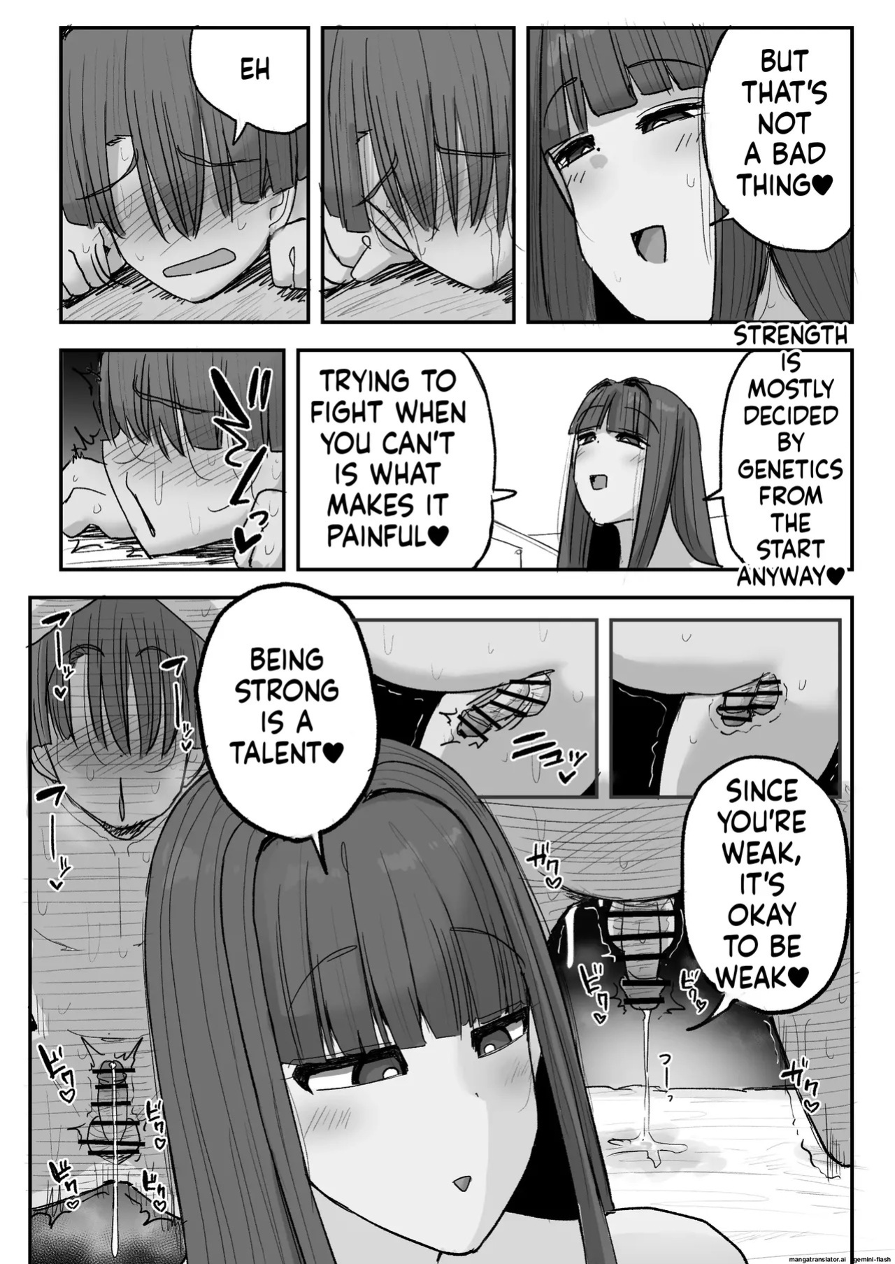 [Circle Cherry Boy (Erai)] Boku no kanojo wa ue no kai no tsuyo osu ni bokobokoni sa rete NTR re chaimashita(English)