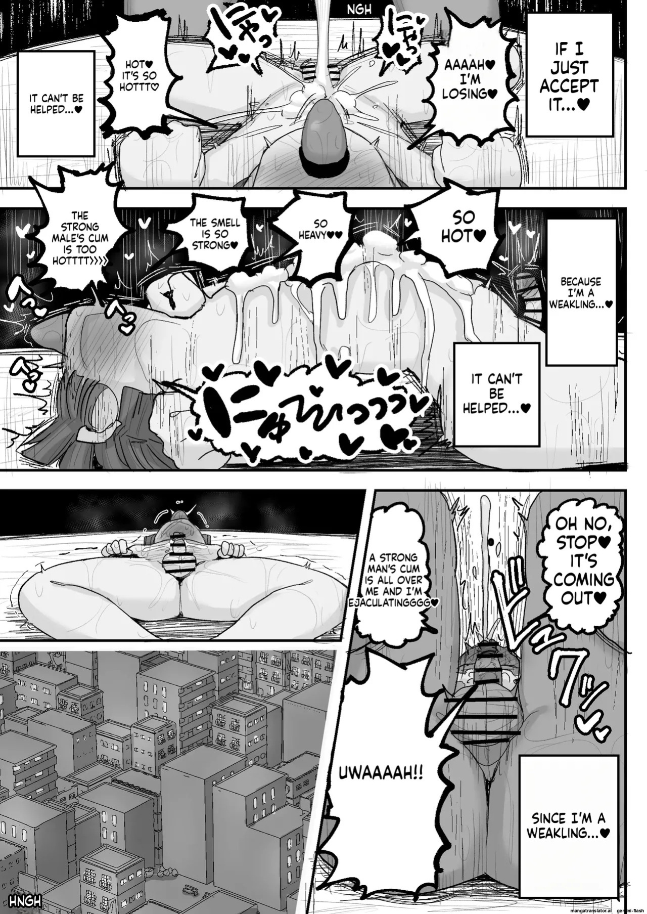 [Circle Cherry Boy (Erai)] Boku no kanojo wa ue no kai no tsuyo osu ni bokobokoni sa rete NTR re chaimashita(English)