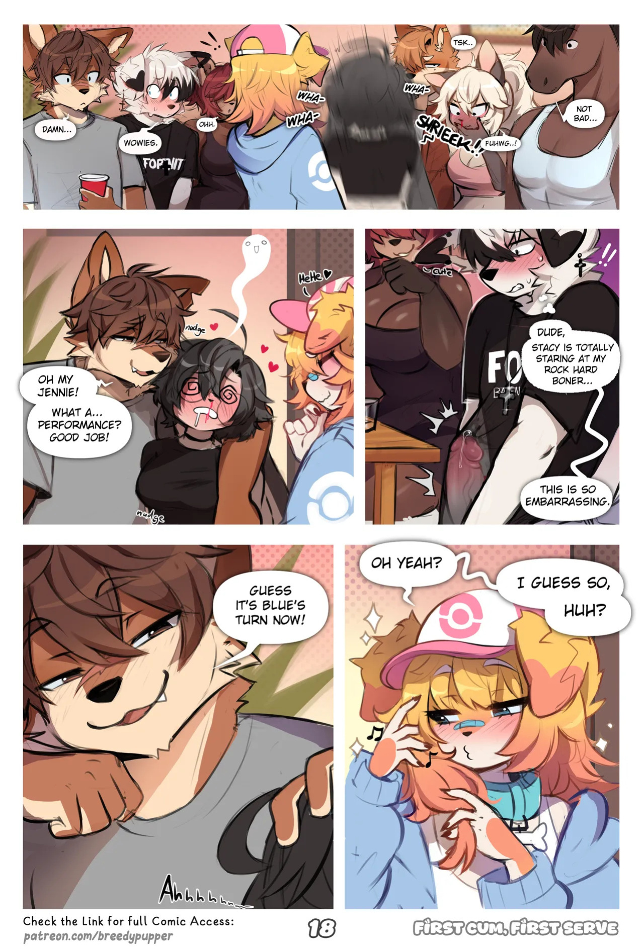 [Breedypupper] First Cum, First Serve! (Ongoing)