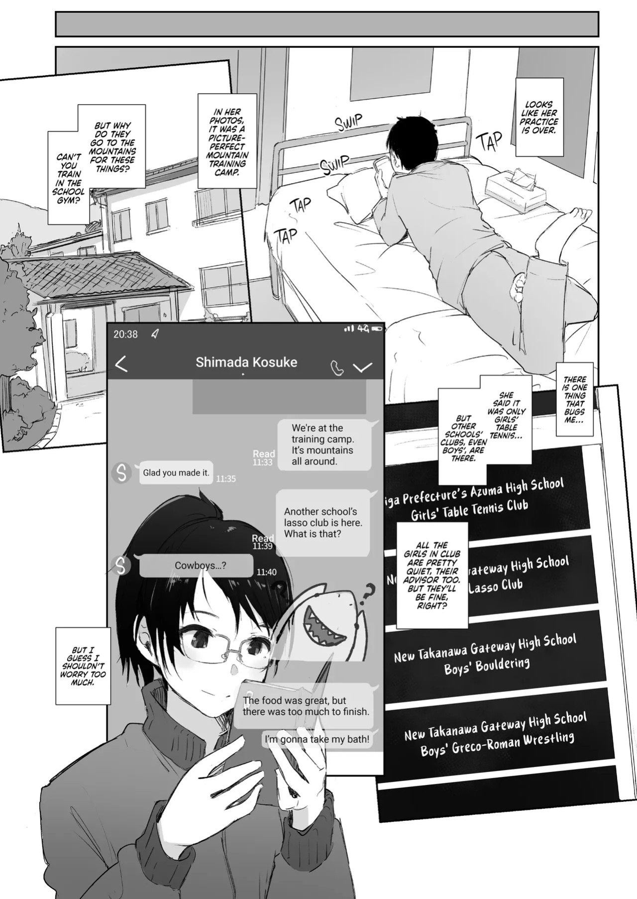 [Arakureta Monotachi (Arakure)] Kimi no Kanojo Yokatta yo. Meganekko NTR Tanpenshuu | Your Girl's a Good Lay [English] [J18] [Decensored] [Digital]