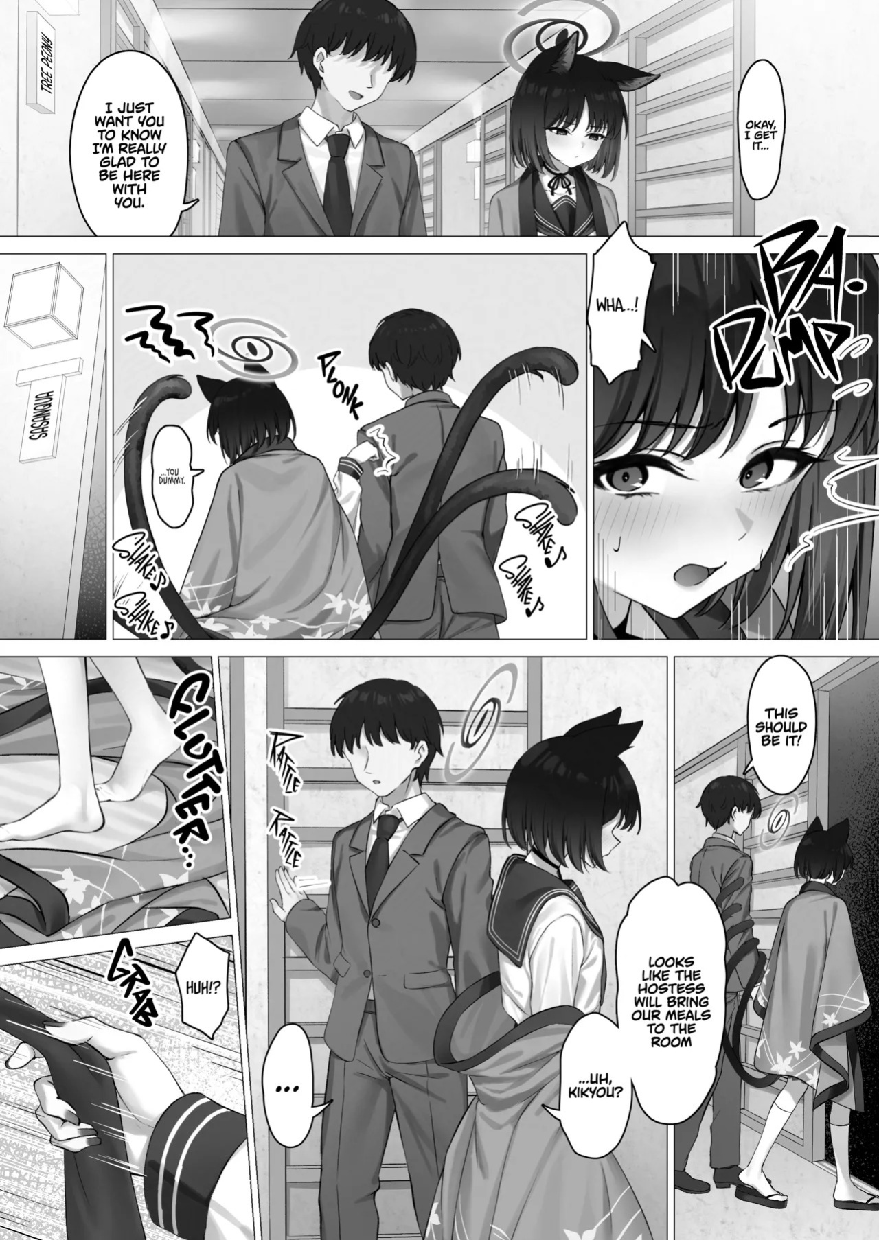 (C105) [PIZZANIA COMPANY (Pizza)] Kikyou to Oshinobi Ryokou | A Clandestine Trip With Kikyou (Blue Archive) [English] [TheWhiteLine] [Digital]