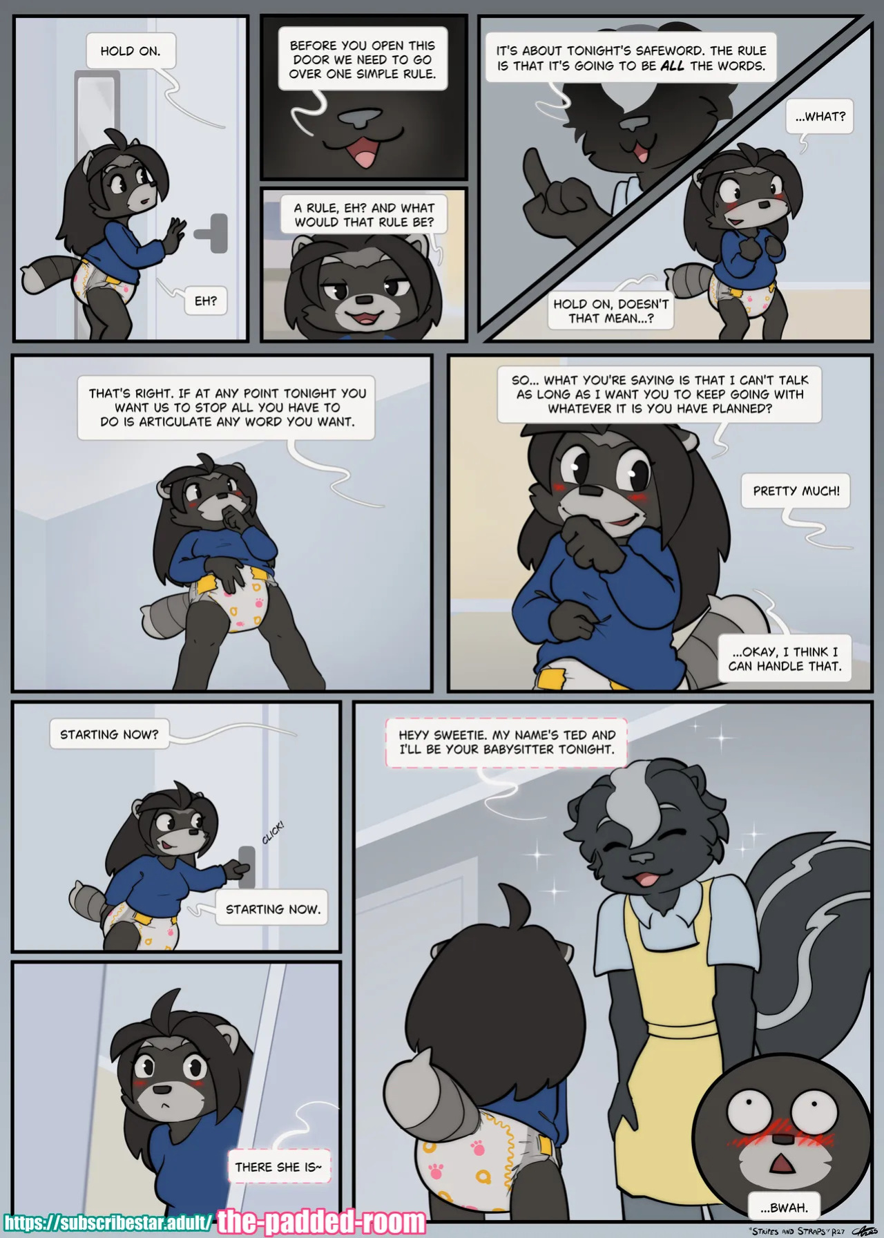 [The Padded Room - Carotte666] - Stripes and Straps (Ongoing) [+ Extras]