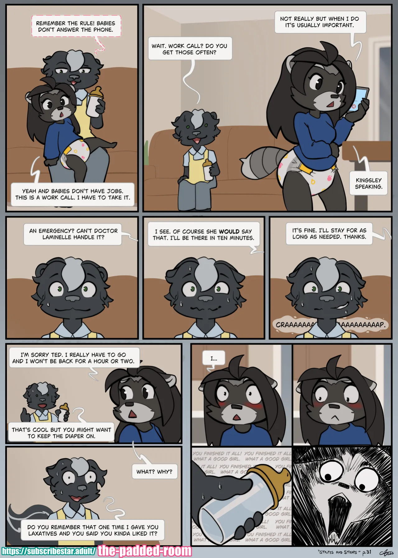 [The Padded Room - Carotte666] - Stripes and Straps (Ongoing) [+ Extras]