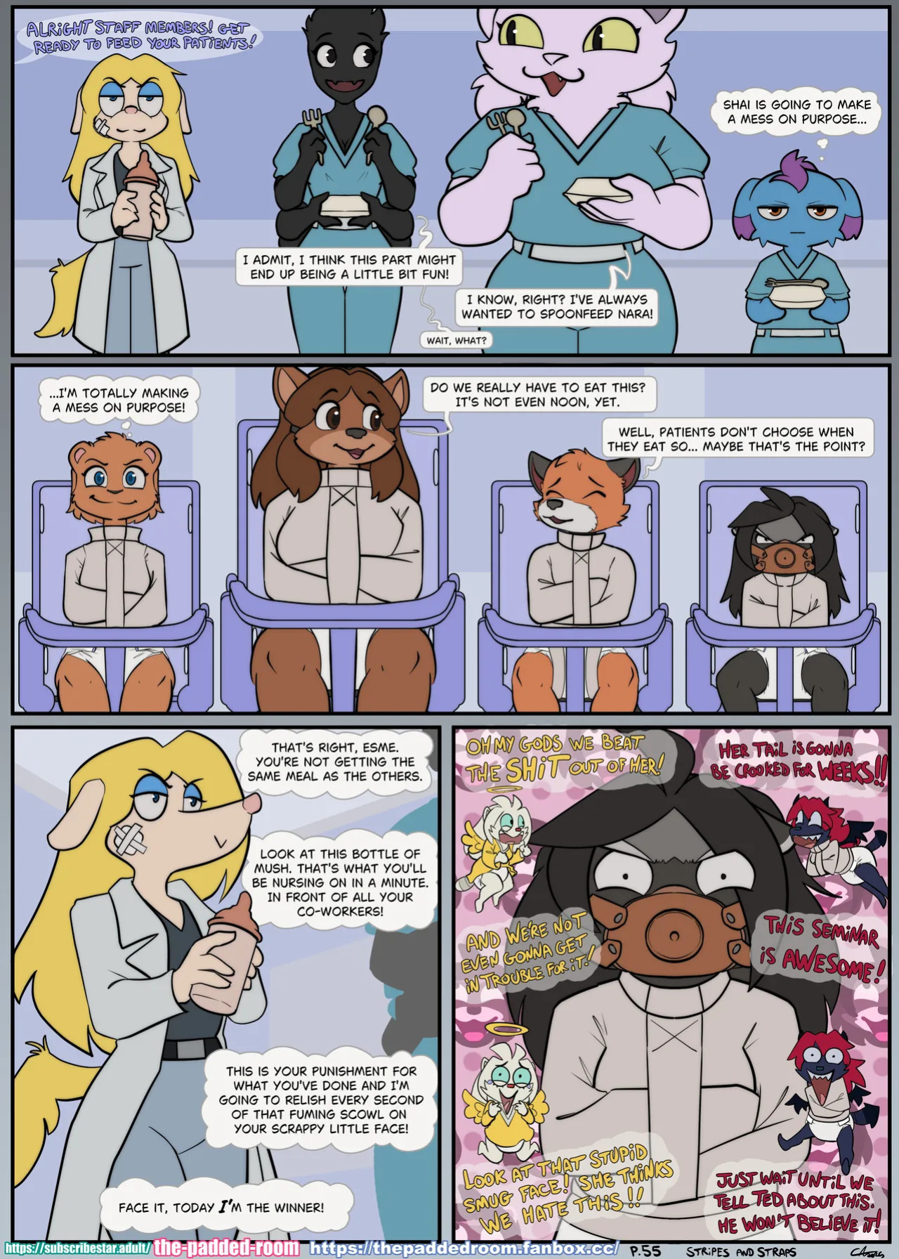 [The Padded Room - Carotte666] - Stripes and Straps (Ongoing) [+ Extras]