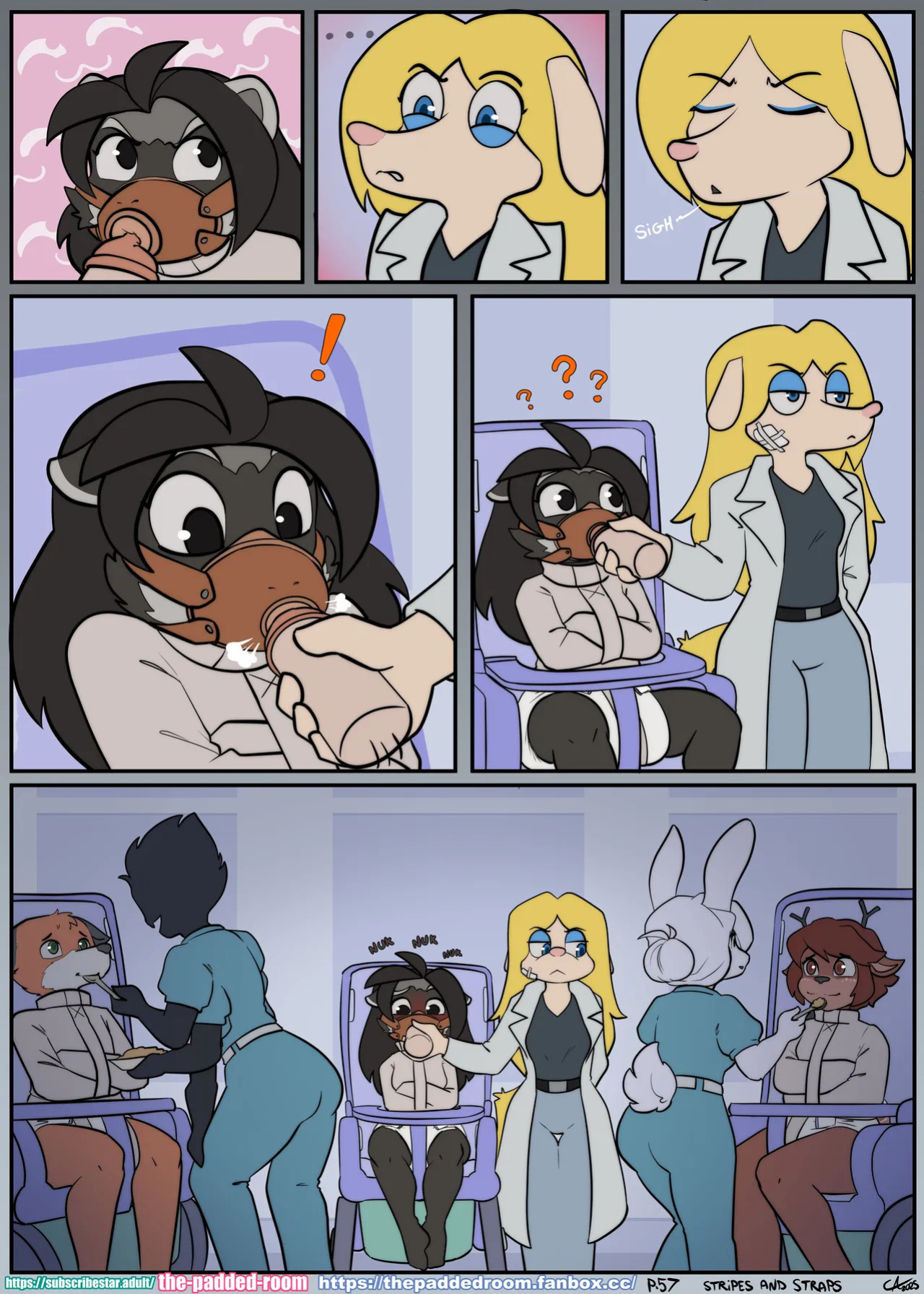 [The Padded Room - Carotte666] - Stripes and Straps (Ongoing) [+ Extras]