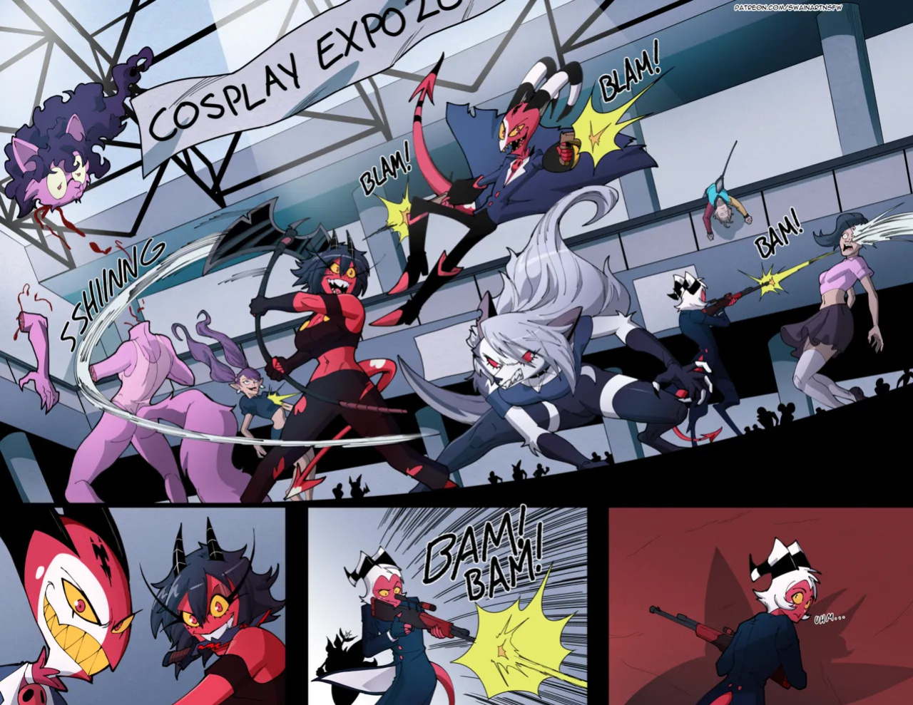 [SwainArt] Helluva Trio 2 (Ongoing)