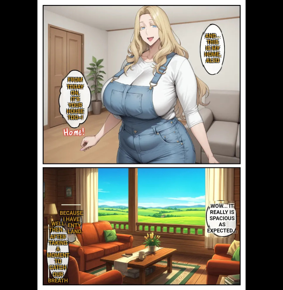 Home stay sakino bakunyuu blonde bijyouni mesuushi cosde yuwakusarete ittchalove tanetsuke seikatsu 1-2 + kakioroshi epilogue (AI) [MTL]