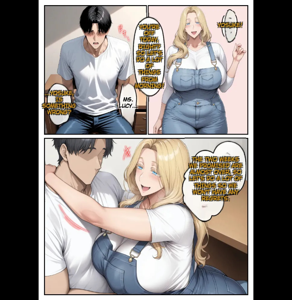 Home stay sakino bakunyuu blonde bijyouni mesuushi cosde yuwakusarete ittchalove tanetsuke seikatsu 1-2 + kakioroshi epilogue (AI) [MTL]