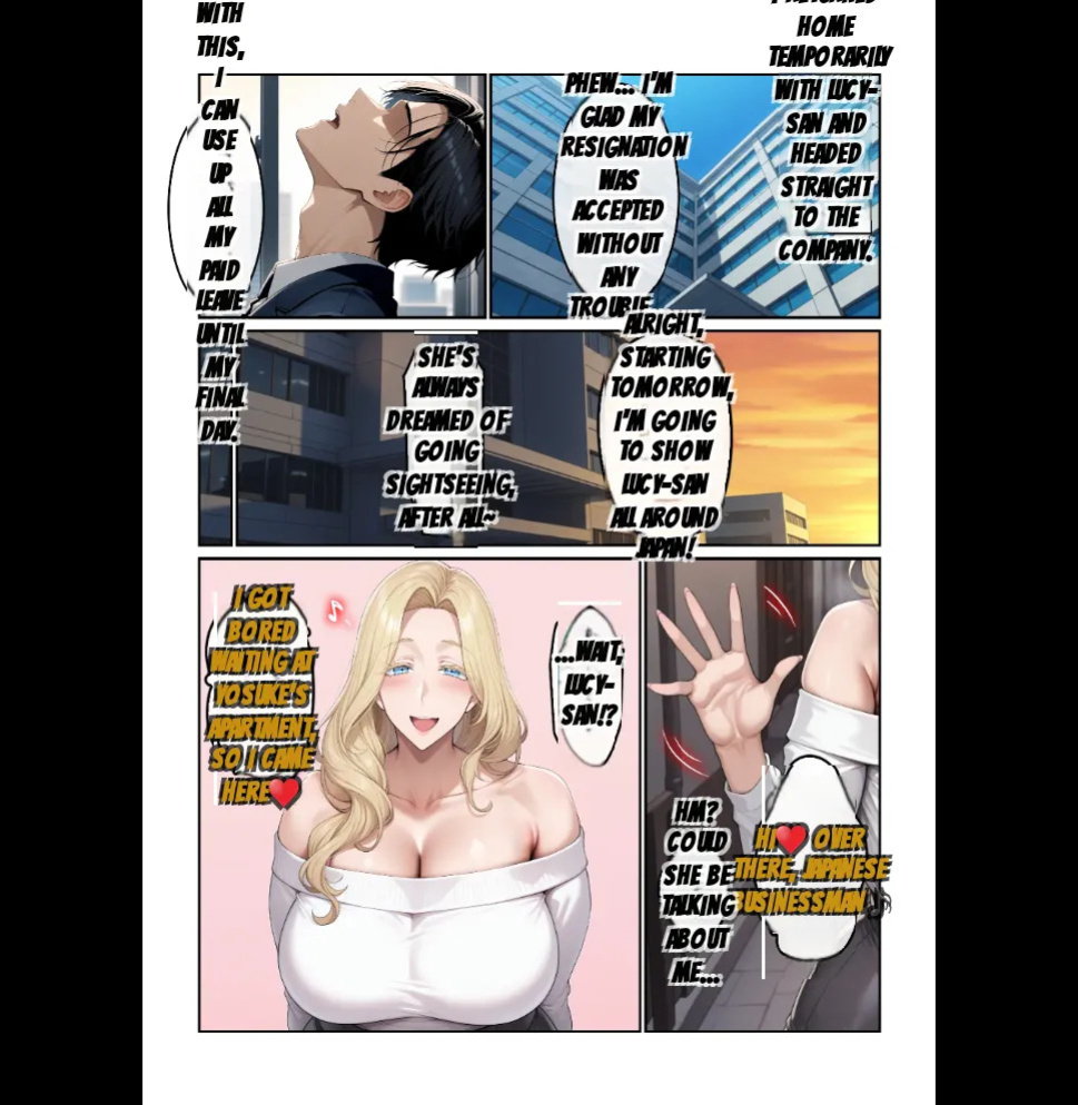 Home stay sakino bakunyuu blonde bijyouni mesuushi cosde yuwakusarete ittchalove tanetsuke seikatsu 1-2 + kakioroshi epilogue (AI) [MTL]