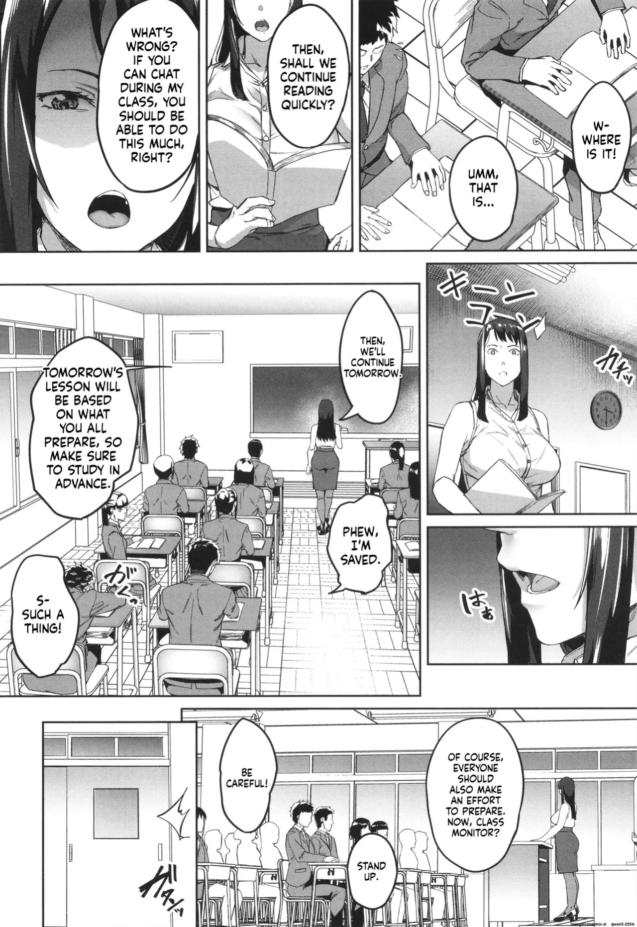 Otosareta Kyoushi File.Baka Chichi Kuso Kyoushi no Hame Douga 1 - 2 + after life (MTL)