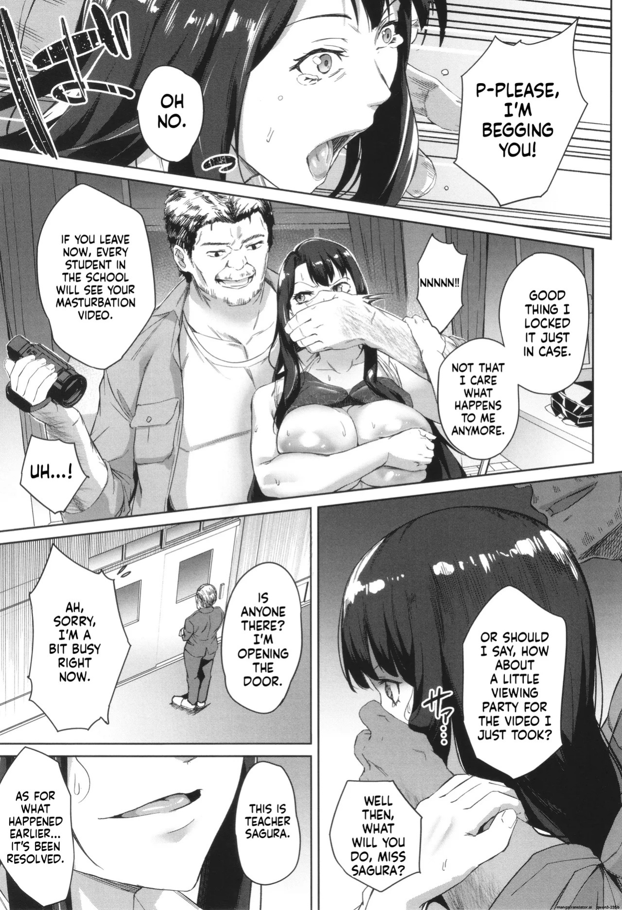 Otosareta Kyoushi File.Baka Chichi Kuso Kyoushi no Hame Douga 1 - 2 + after life (MTL)