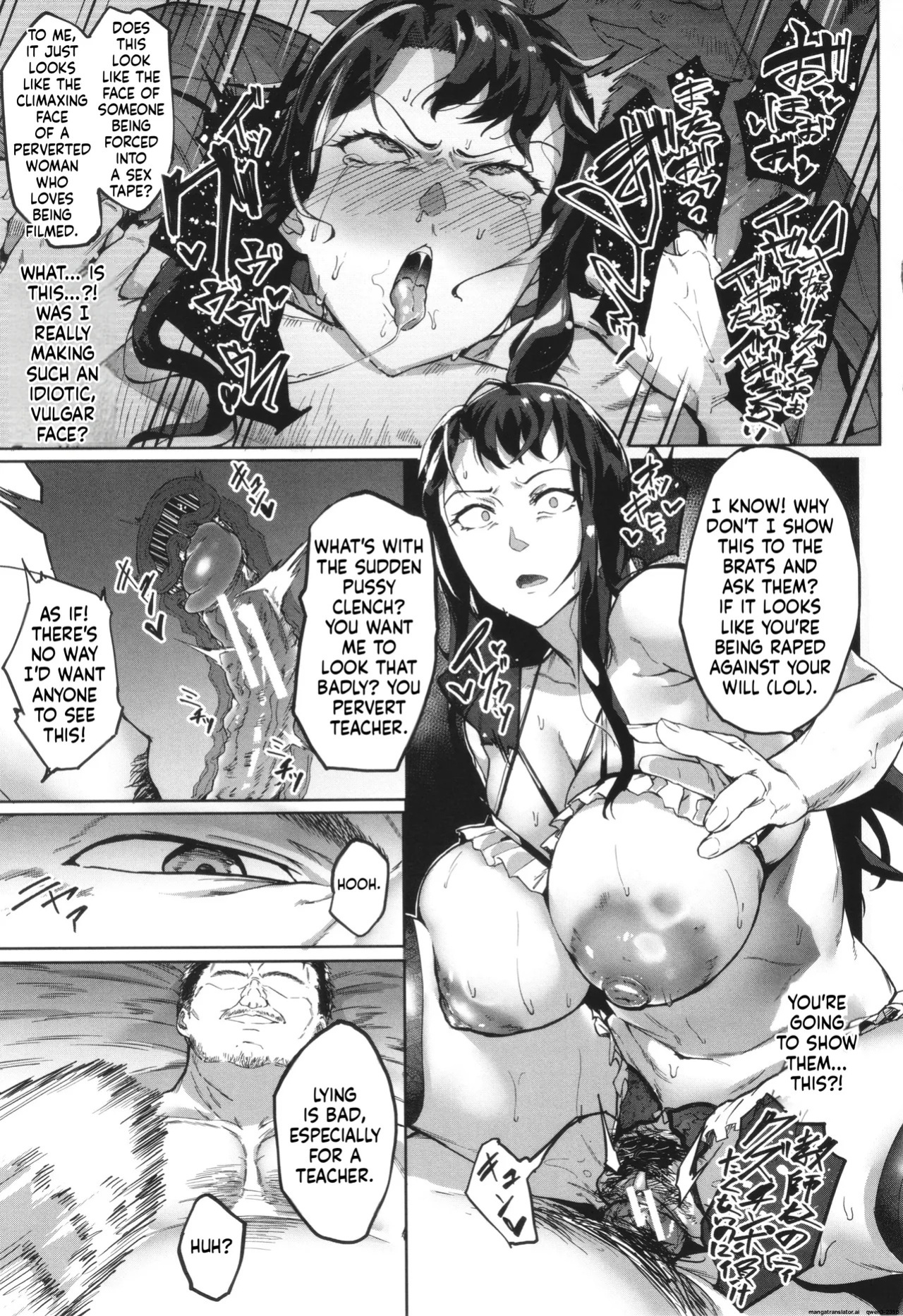 Otosareta Kyoushi File.Baka Chichi Kuso Kyoushi no Hame Douga 1 - 2 + after life (MTL)