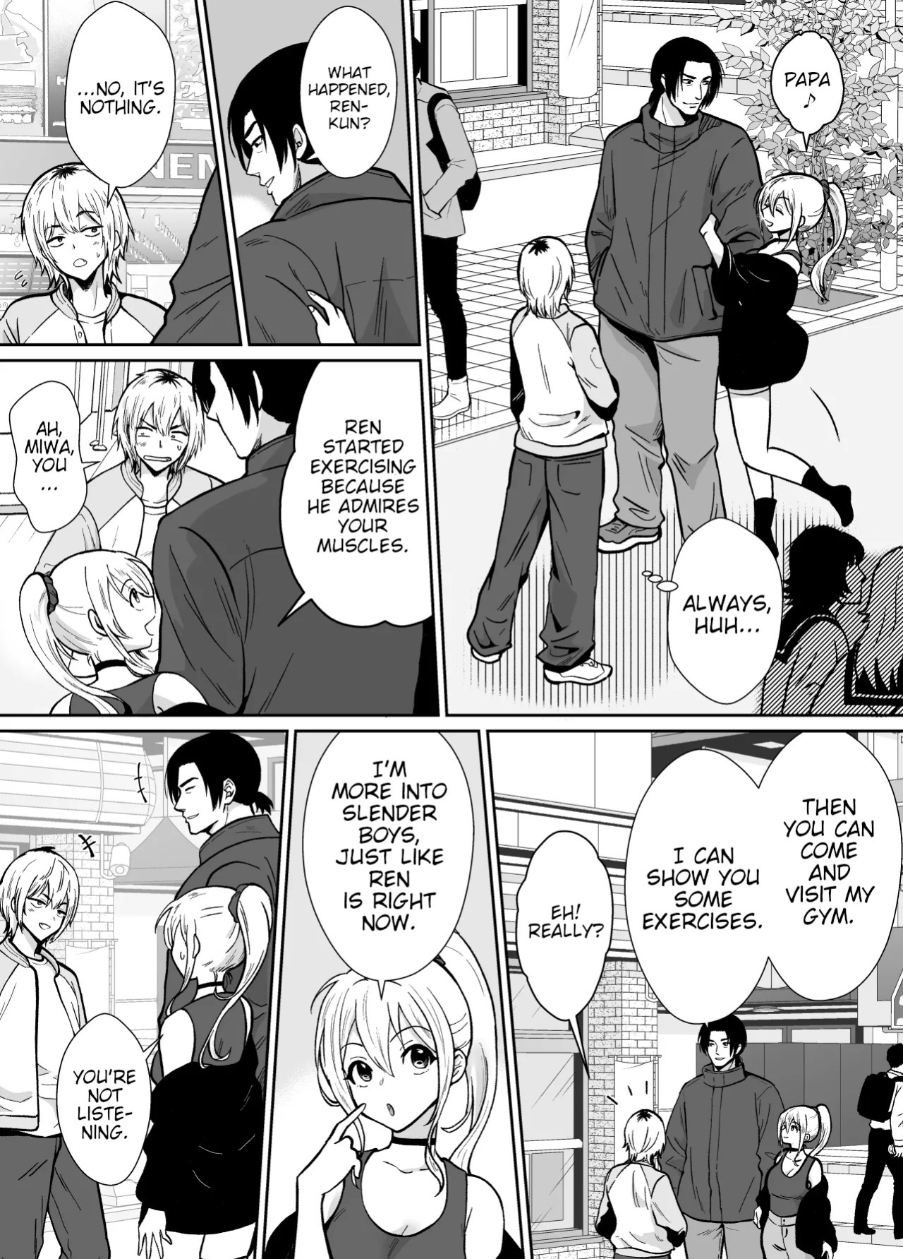 [Kinokko (Taguchi Monyata)] Kanojo no Oyaji ni Dakarete Imasu | My Girlfriend's Father is Having Sex With Me. [English] [Poranya]