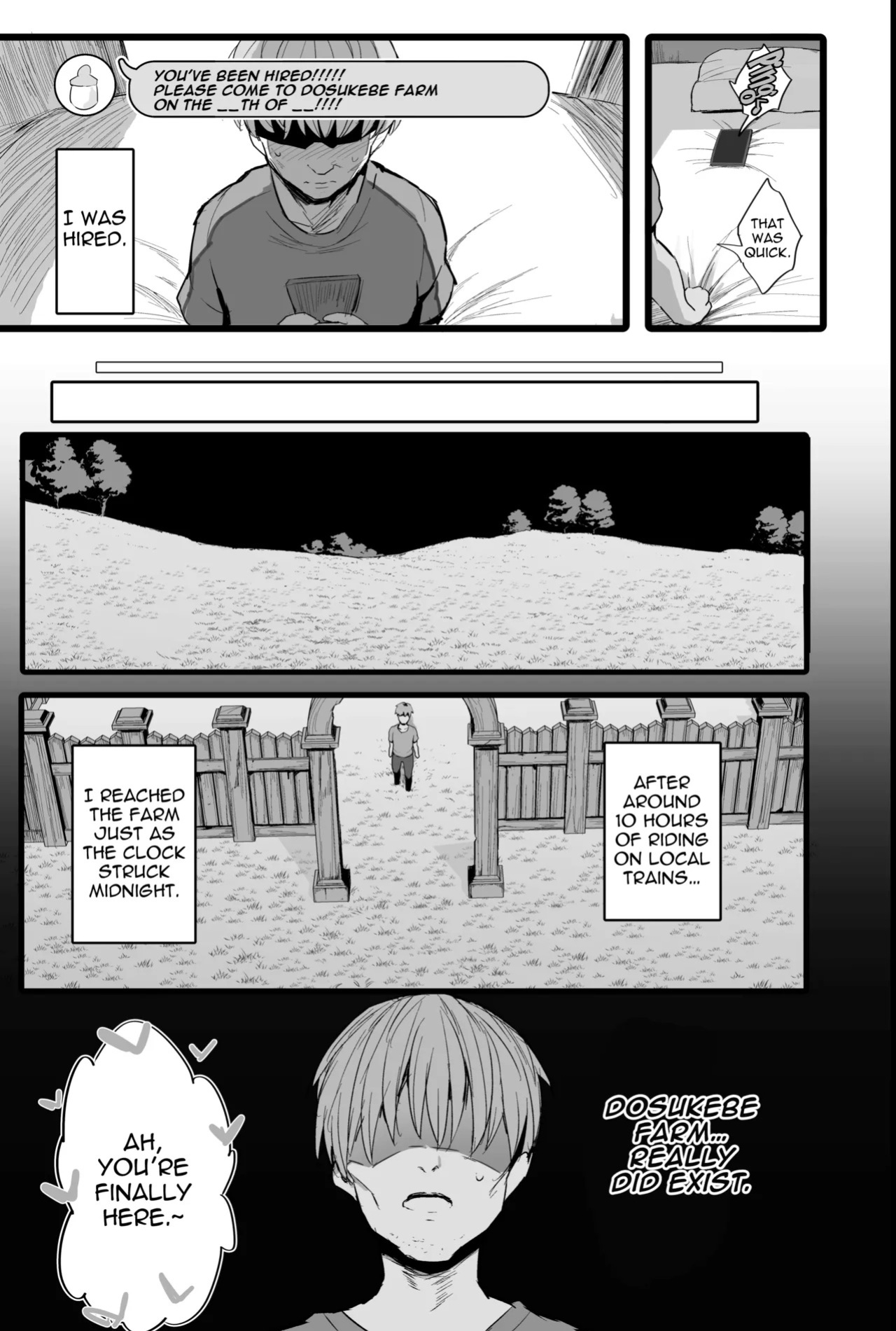 [Jack to Nicholson (NoriPachi)] Bokujou no Tanetsuke Beit ni Ukatta Boku [Digital] [English] [hardcase8translates]