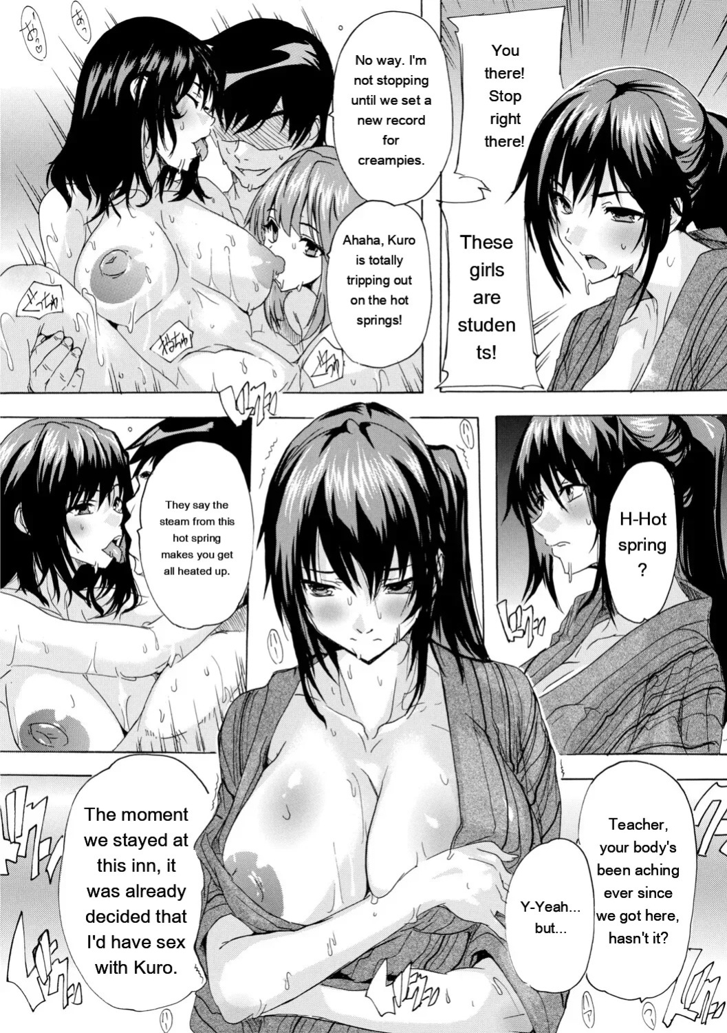 [Natsuka Q-ya] Haramase Oppai Onsen [Digital][Eng][MTL]