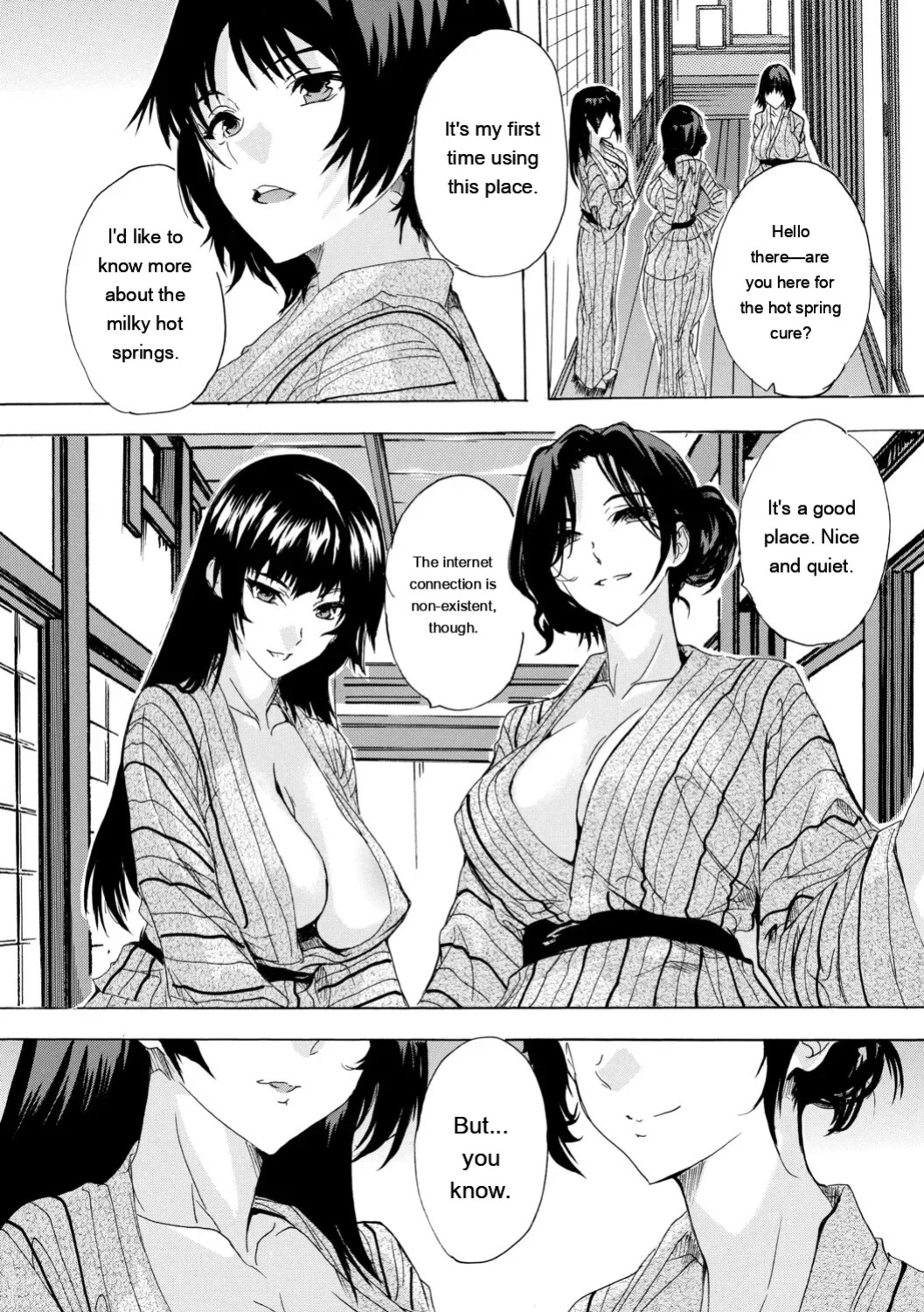 [Natsuka Q-ya] Haramase Oppai Onsen [Digital][Eng][MTL]