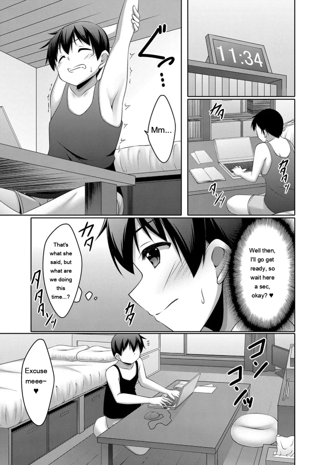[Narukami Ginryu] Boku no Risou no Inran Kanojo [Digital] [Eng][MTL]