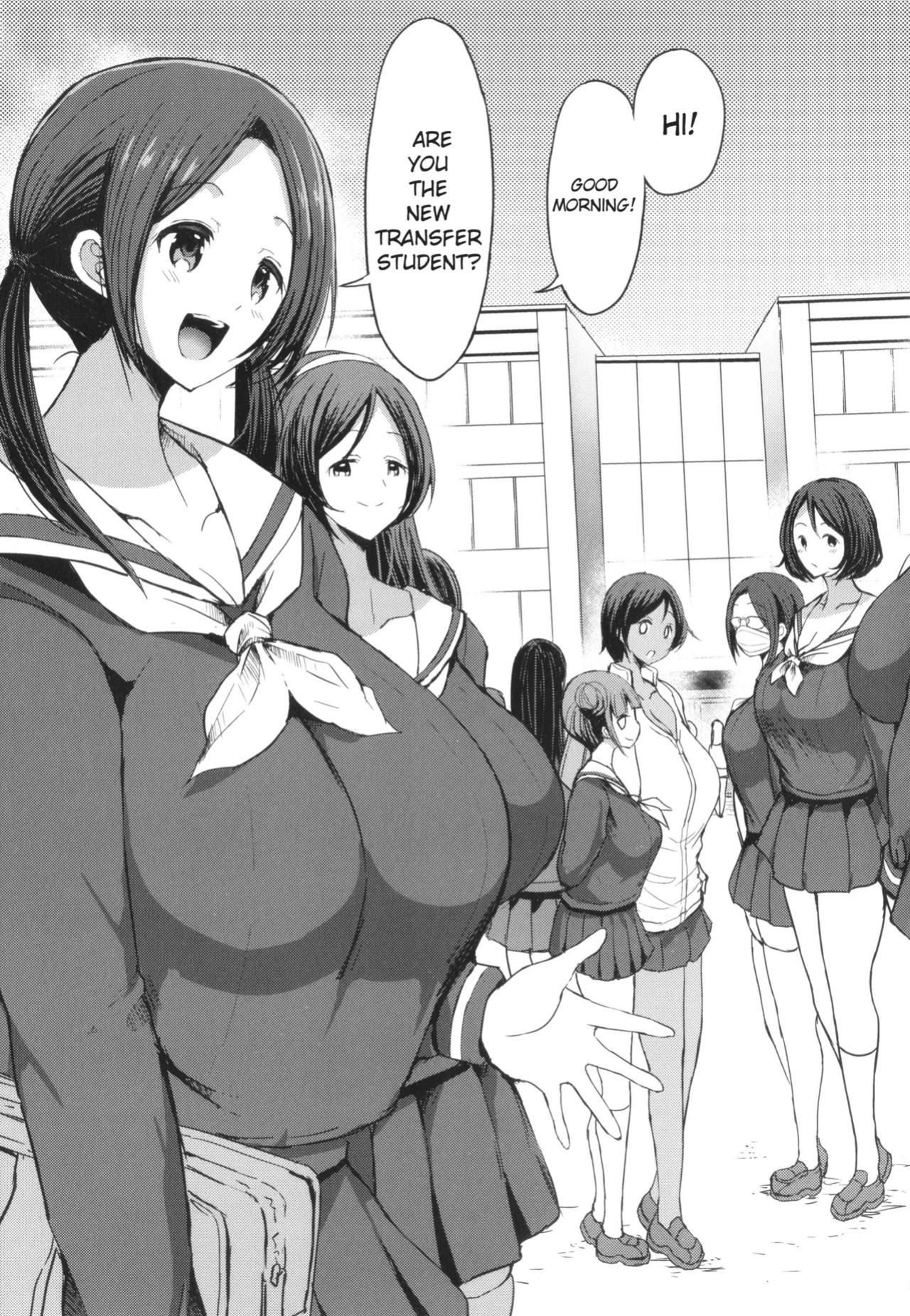 [Bu-chan] JK Bitch darake no Joshikou ni Danshi wa Boku 1-ri datta kedo Zetsurin datta node Futsuu ni Daijoubu datta Hanashi [English] [hardcase8translates]