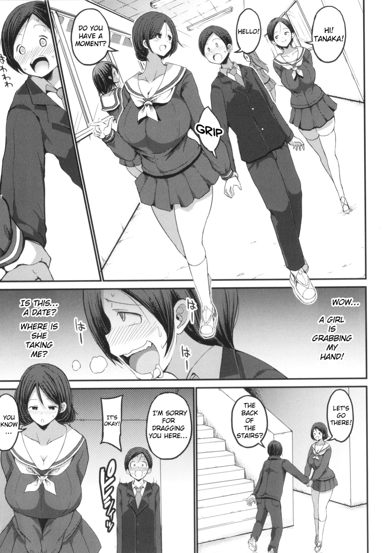 [Bu-chan] JK Bitch darake no Joshikou ni Danshi wa Boku 1-ri datta kedo Zetsurin datta node Futsuu ni Daijoubu datta Hanashi [English] [hardcase8translates]