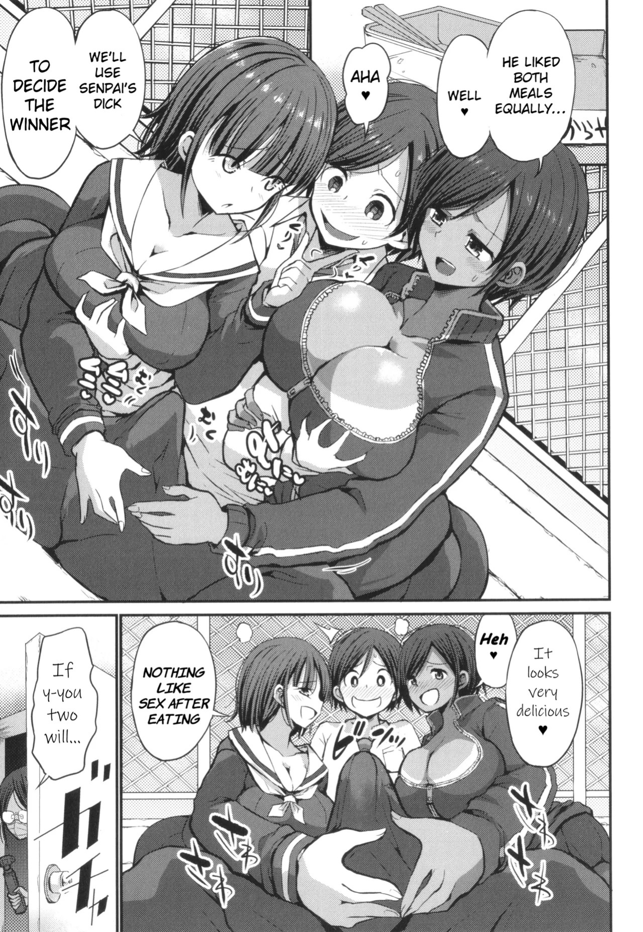 [Bu-chan] JK Bitch darake no Joshikou ni Danshi wa Boku 1-ri datta kedo Zetsurin datta node Futsuu ni Daijoubu datta Hanashi [English] [hardcase8translates]