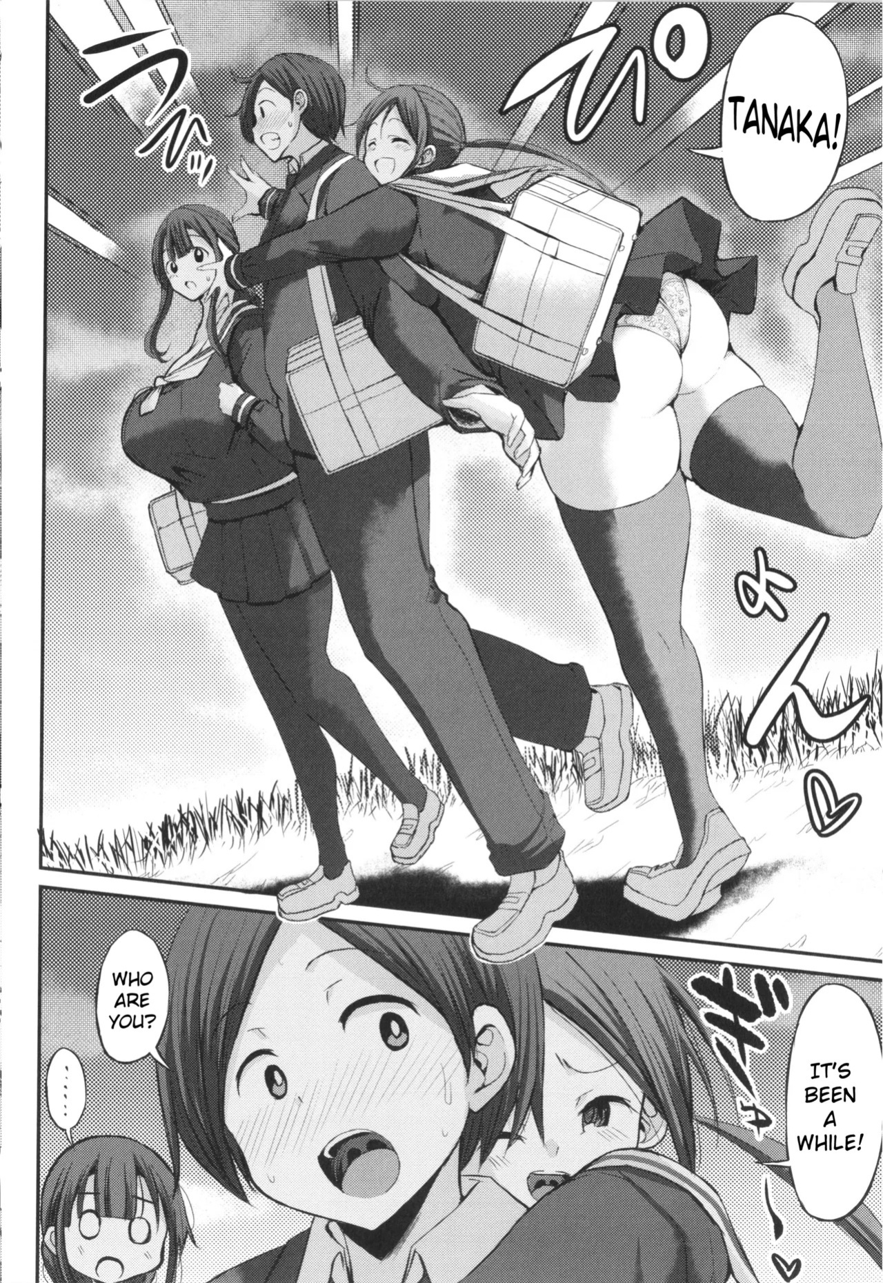 [Bu-chan] JK Bitch darake no Joshikou ni Danshi wa Boku 1-ri datta kedo Zetsurin datta node Futsuu ni Daijoubu datta Hanashi [English] [hardcase8translates]