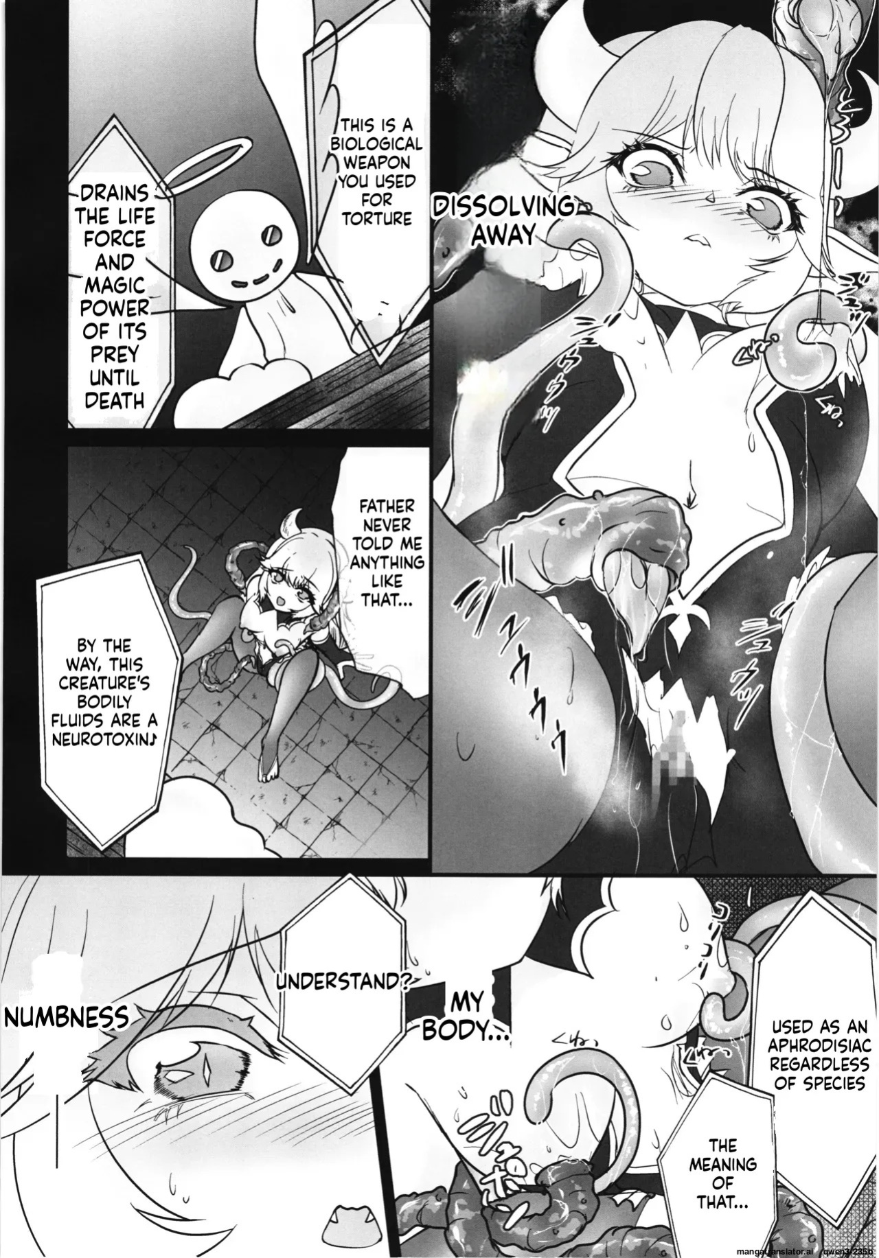 (C106) [Nuko no sato (Nukotto)] Zangyaku Tenshi no Kairaku Choukyou ~Mazoku no Hime Shokushu Seirei Mesuana Ochi~ (SCANMTL)