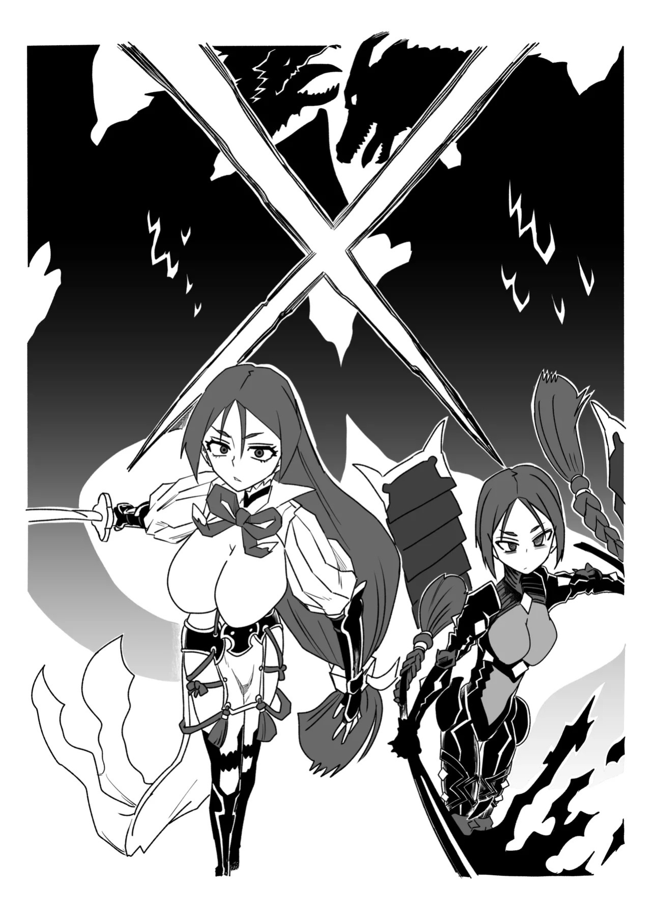 [京唄麻呂] 頼光ママと丑御前さんが競い合うお話 (Fate/Grand Order)