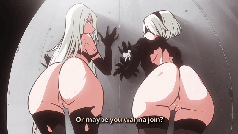 [Flou] 2B & A2 (GIFs)
