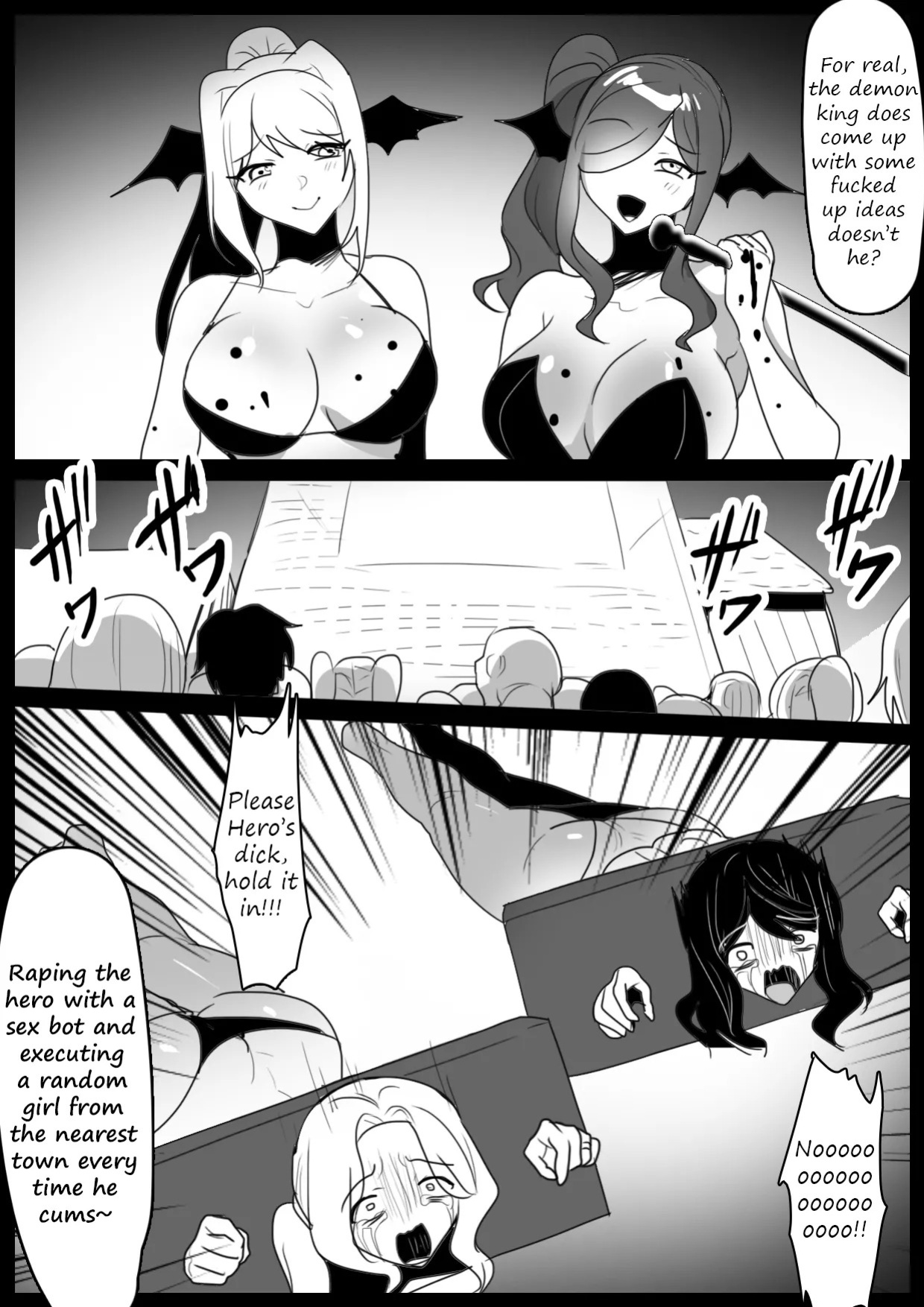 [Permission] A story about being dominated by a succubus droid, turned into a dog, being subject to interrogation, torture, semen extraction and seeing executions [Decensored]