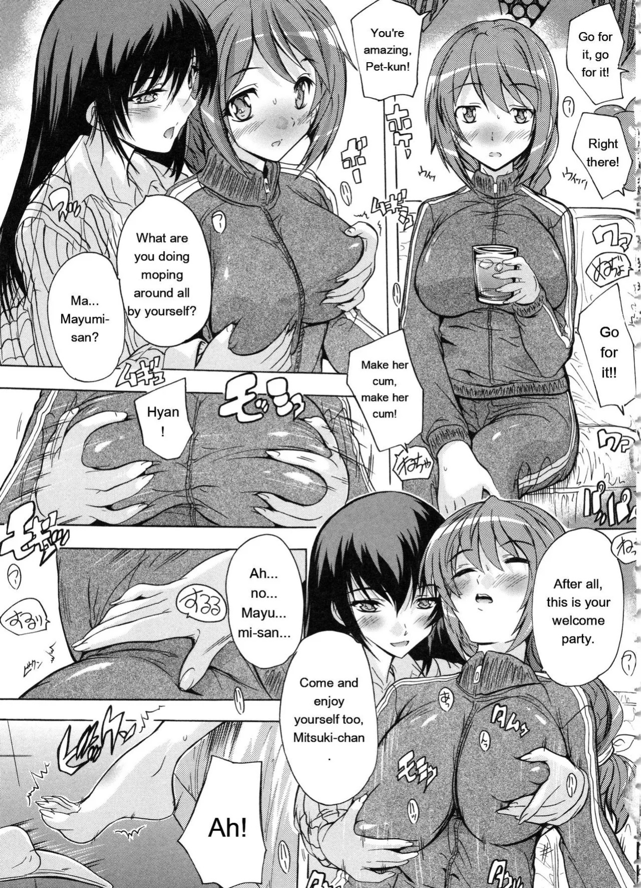 [Natsuka Q-Ya] Juumin Zenin Ninshin Kibou! Joshiryou Kanrinin [Eng][MTL]