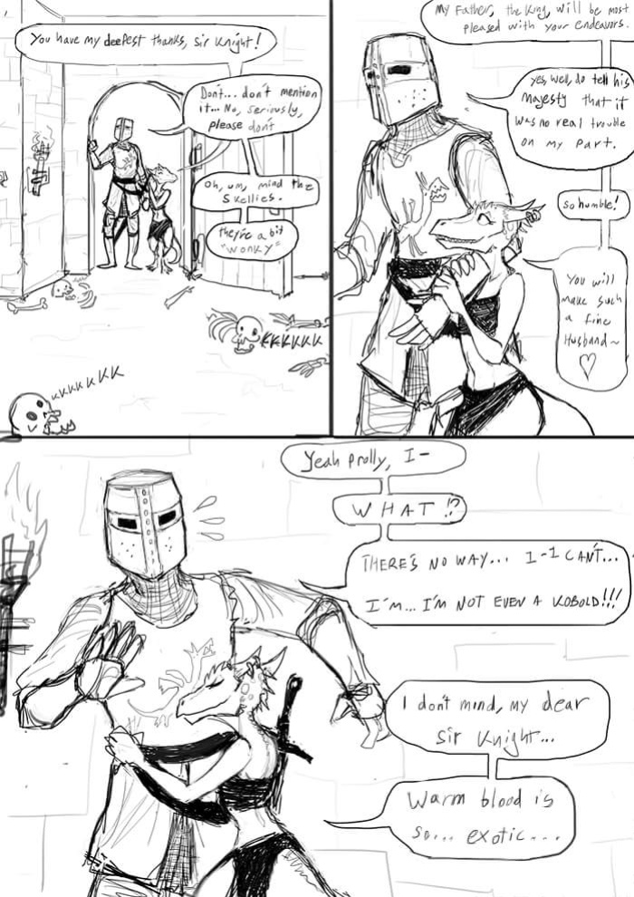 unnamed kobold comic by Klyde the Klutz (complete)