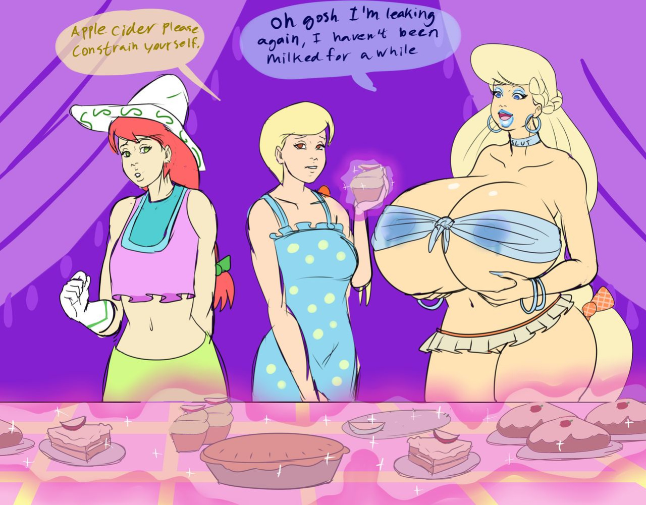 [Annon] Bimbo Apple Reunion Begins (My Little Pony Friendship is Magic)