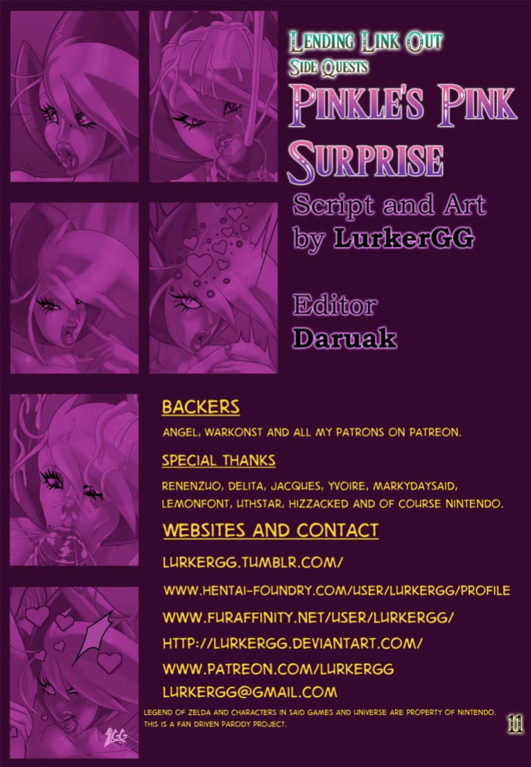 [LurkerGG] Lending Link Out Side Quests - Pinkle's Pink Surprise (The Legend of Zelda)