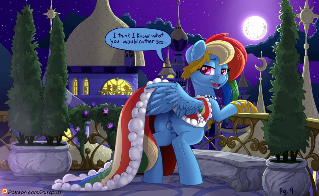 Rainbow Dash and You Attend the Gala (by PussPuss)
