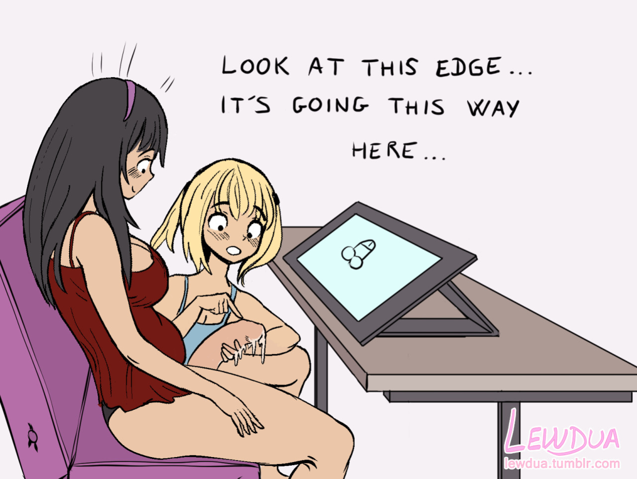 [Lewdua] Drawing the Perfect Dick